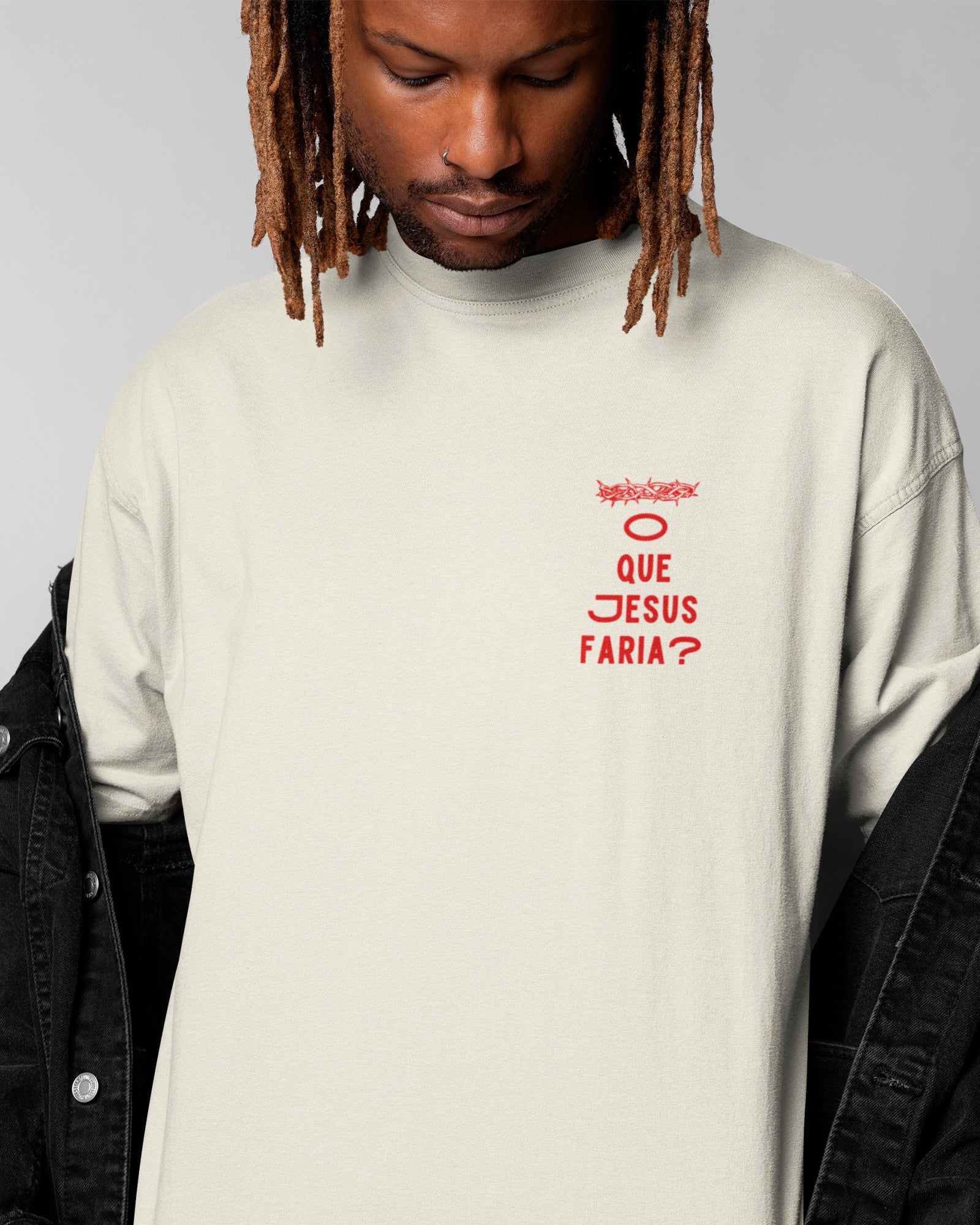 Camiseta de Algodão O Que Jesus Faria?