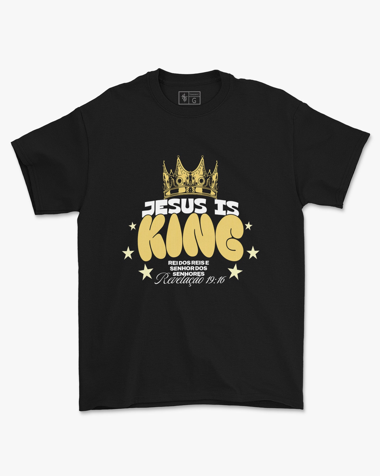 Camiseta de Algodão Rei Dos Reis