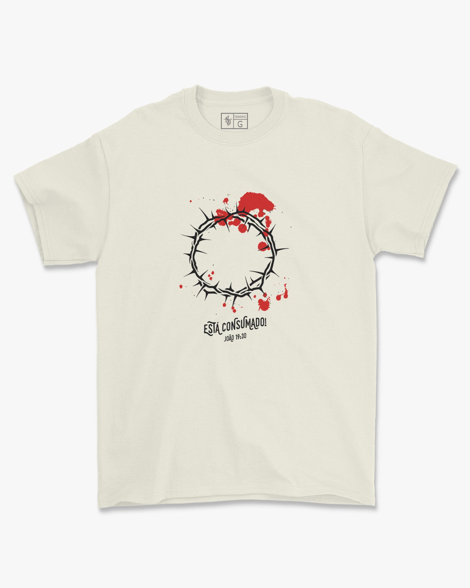 Camiseta de Algodão Esta Consumado