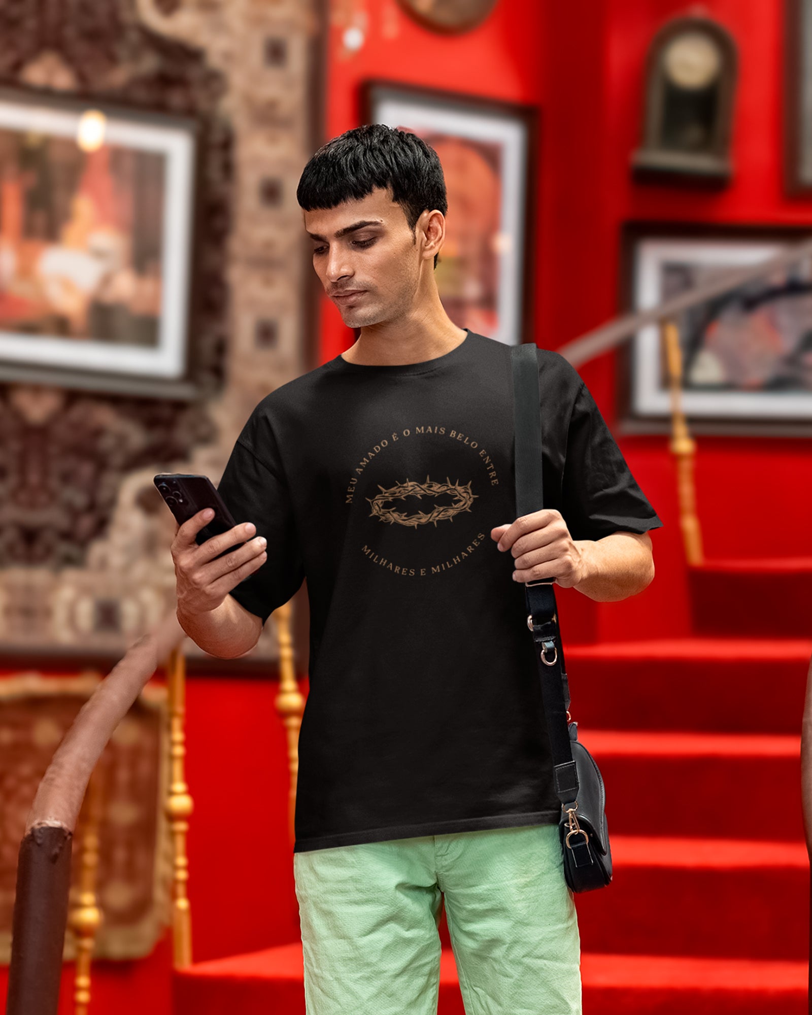 Camiseta de Algodão Meu Amado