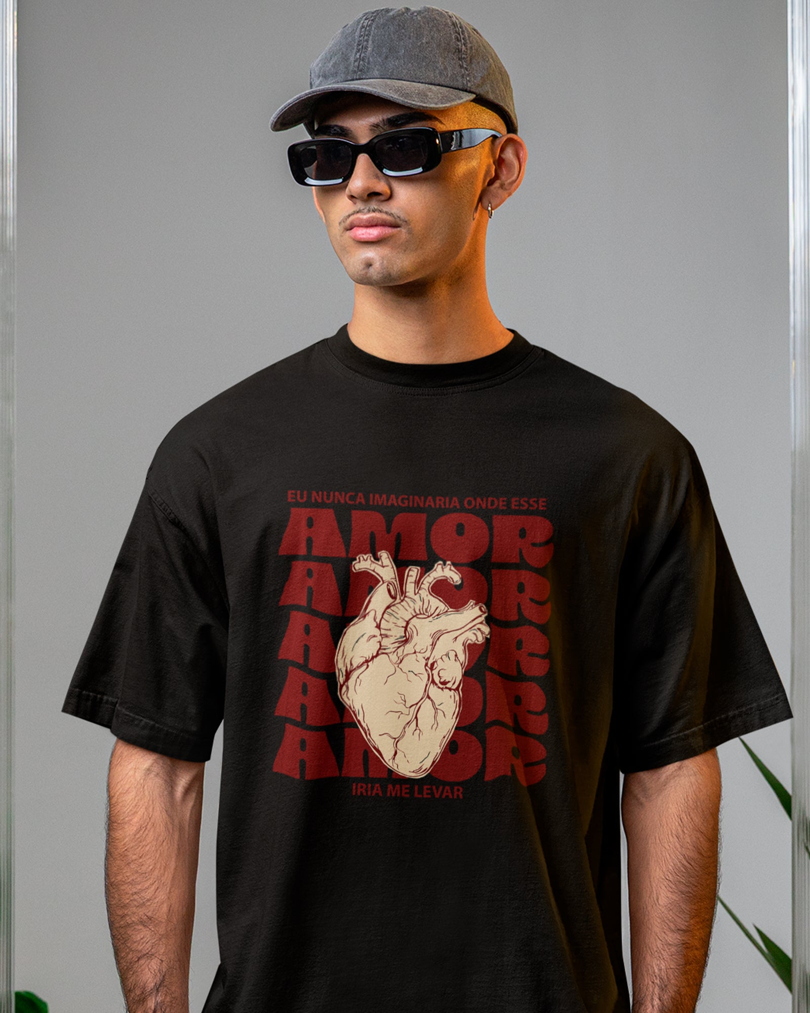 Camiseta de Algodão Eu Nunca Imaginaria Onde Esse Amor Iria Me Levar