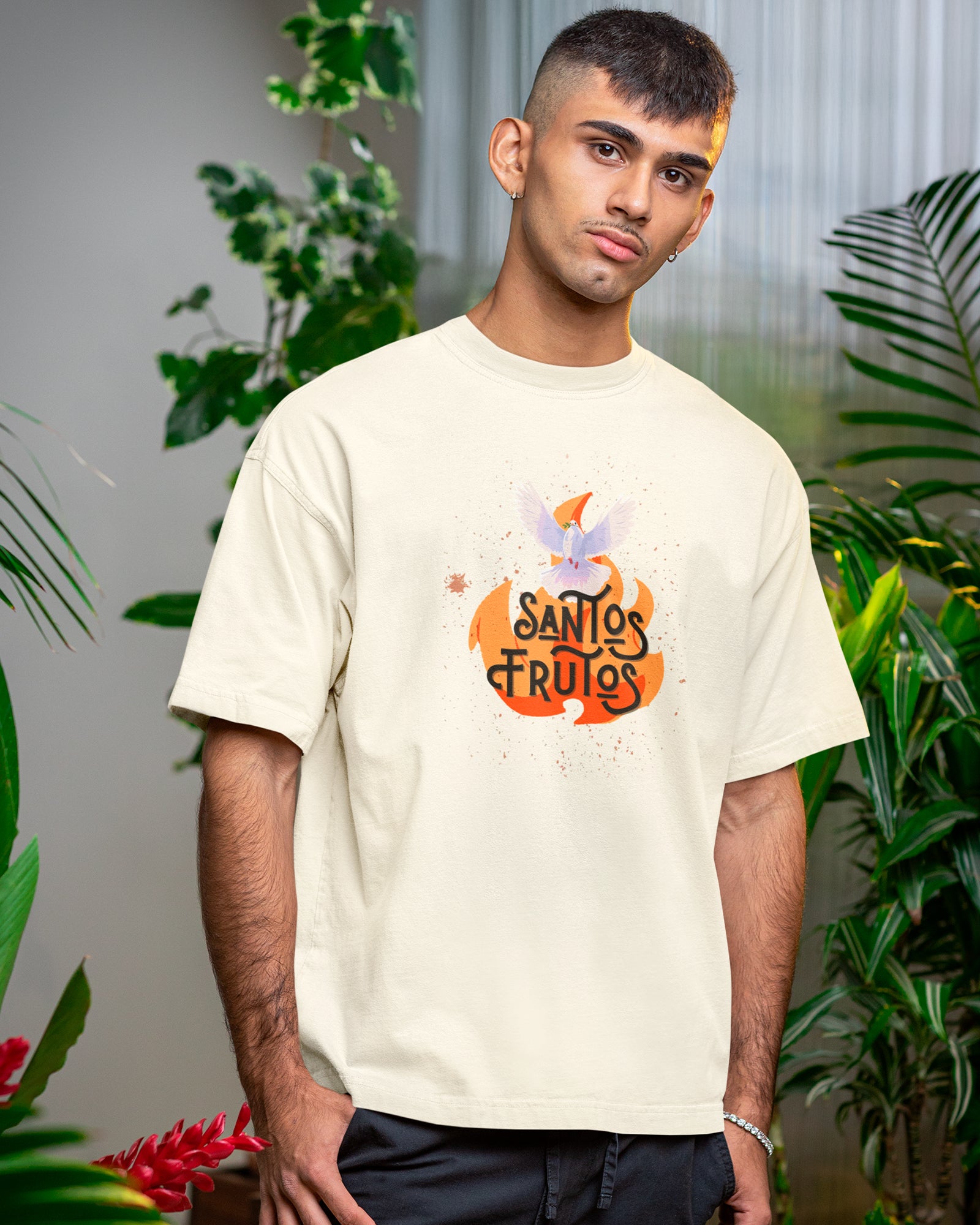 Camiseta de Algodão Santos Frutos