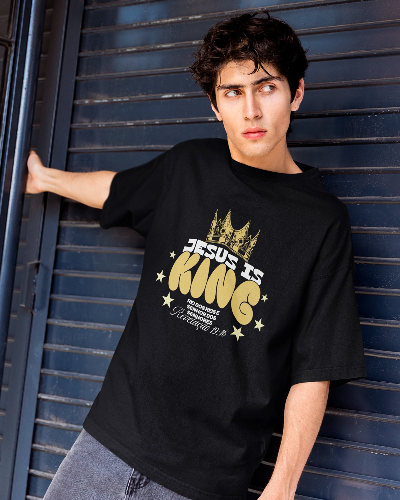 Camiseta de Algodão Rei Dos Reis