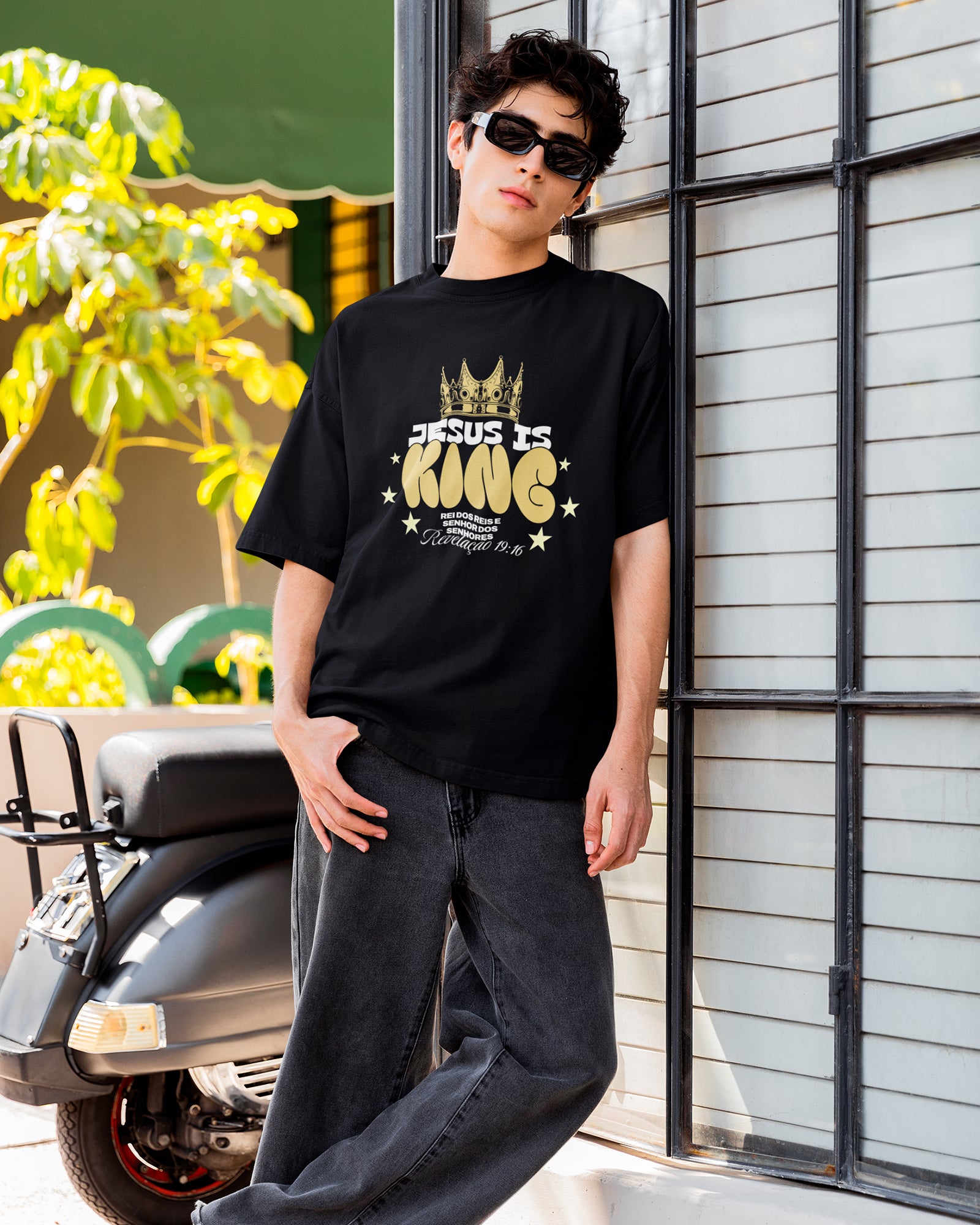 Camiseta de Algodão Rei Dos Reis