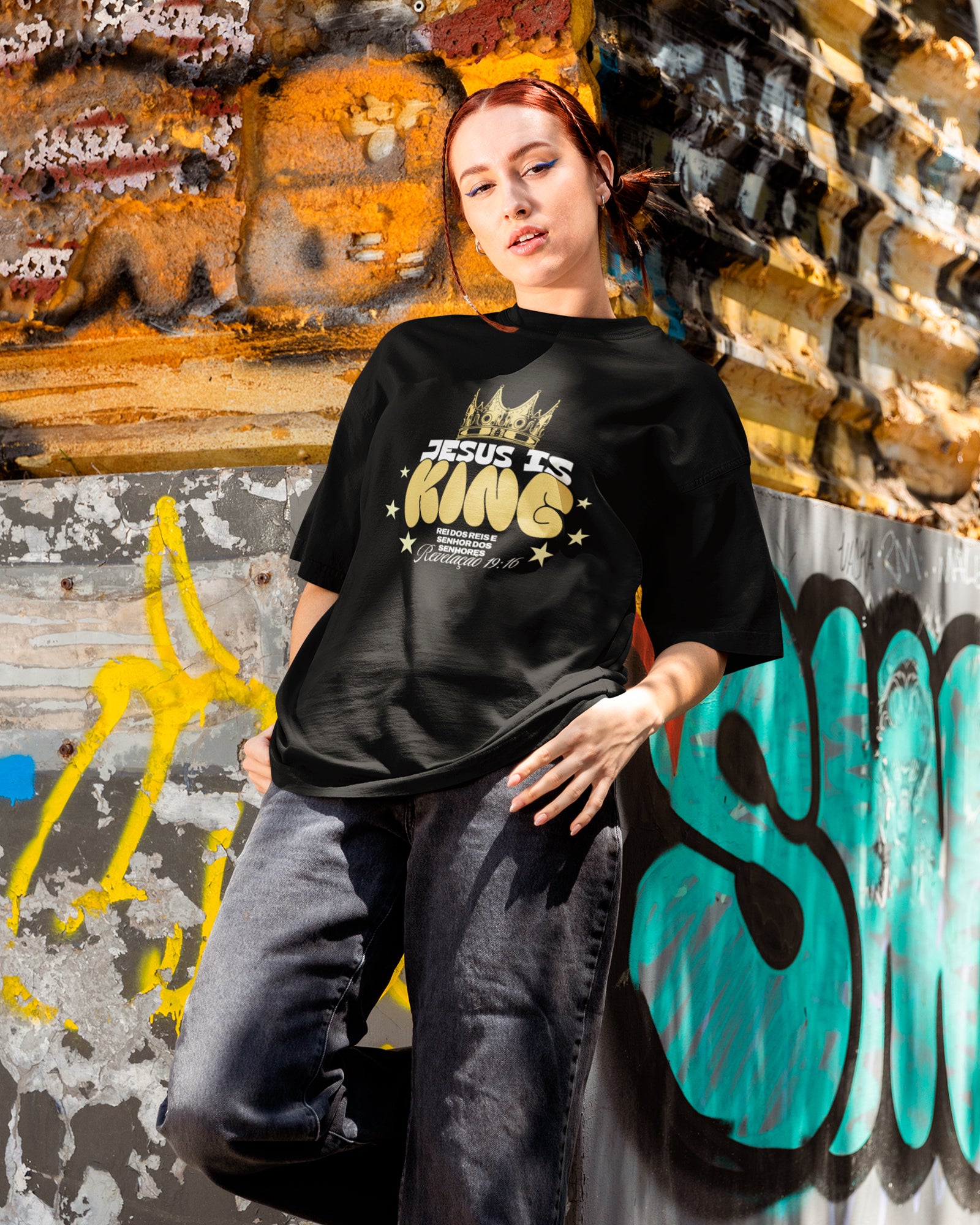 Camiseta de Algodão Rei Dos Reis