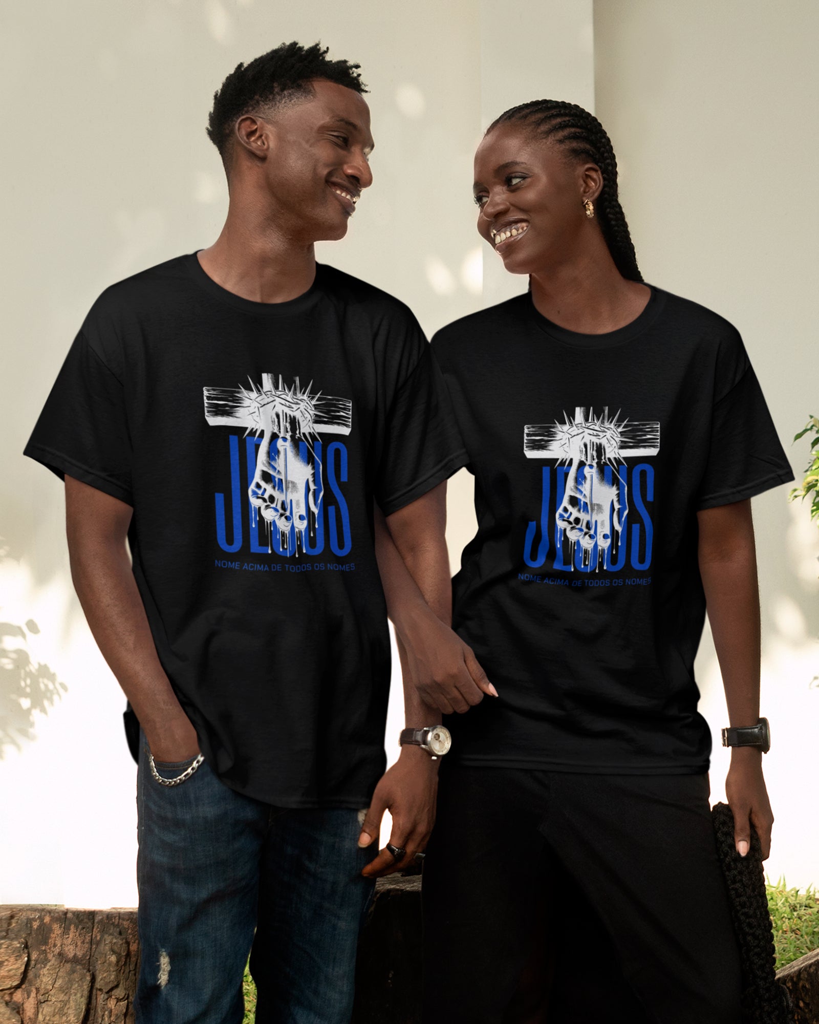 Camiseta de Algodão Nome Acima De Todos Os Nomes