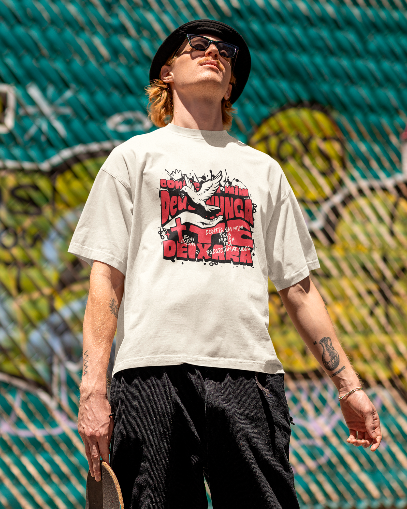 Camiseta de Algodão Confie Em Mim