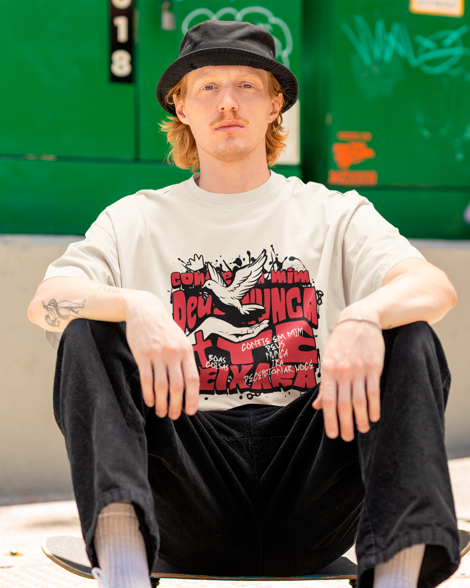 Camiseta de Algodão Confie Em Mim