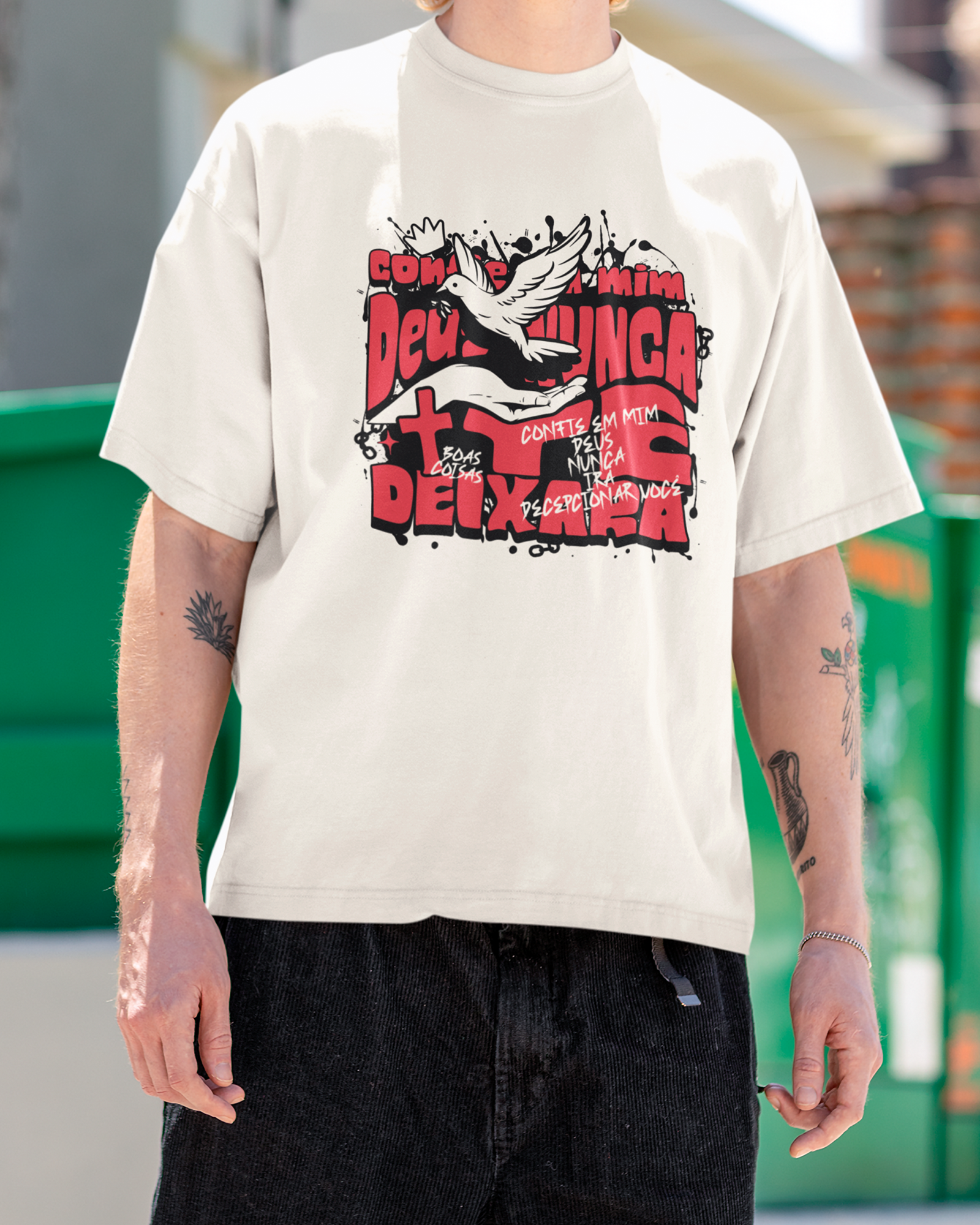 Camiseta de Algodão Confie Em Mim