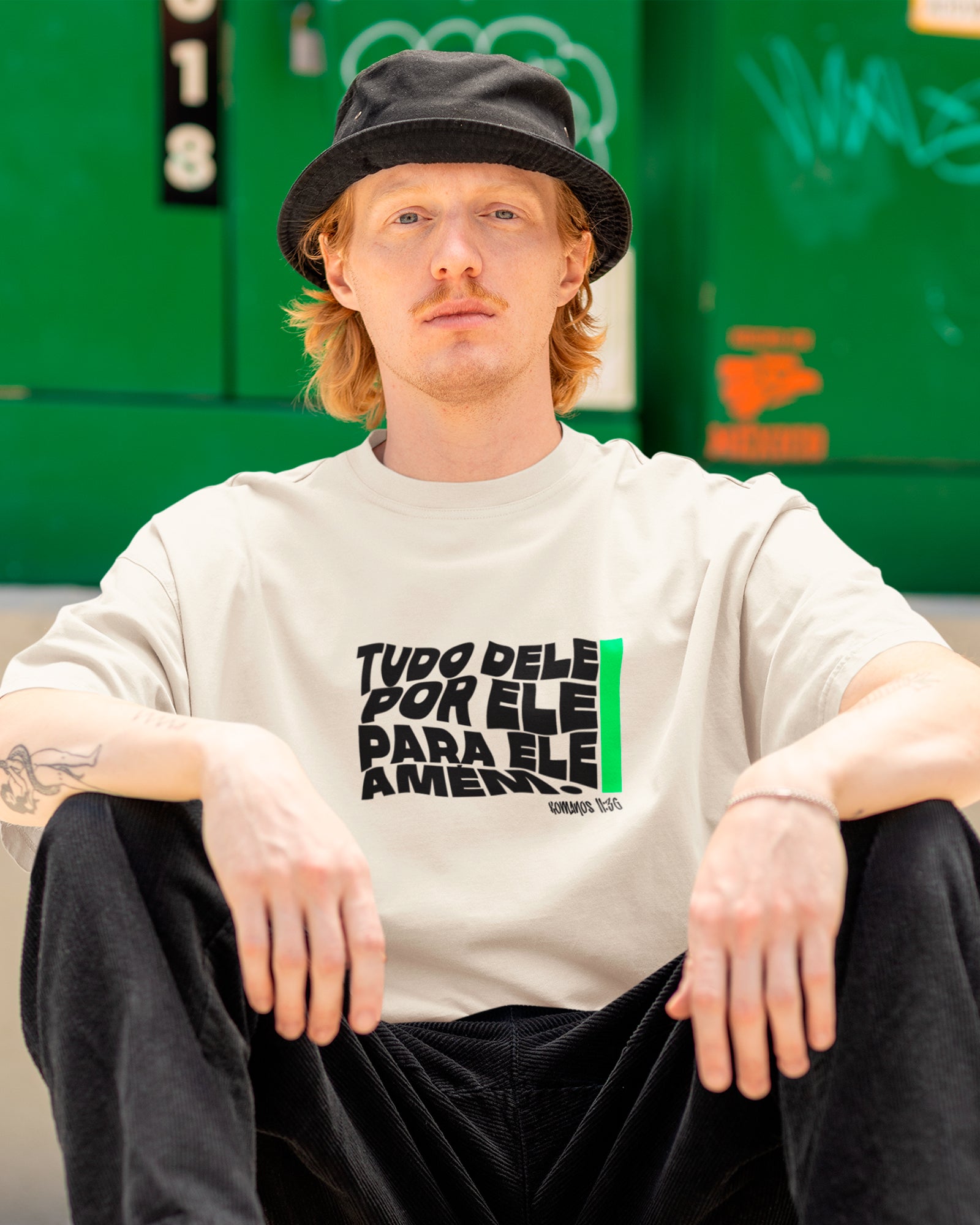 Camiseta de Algodão Tudo Dele Por Ele