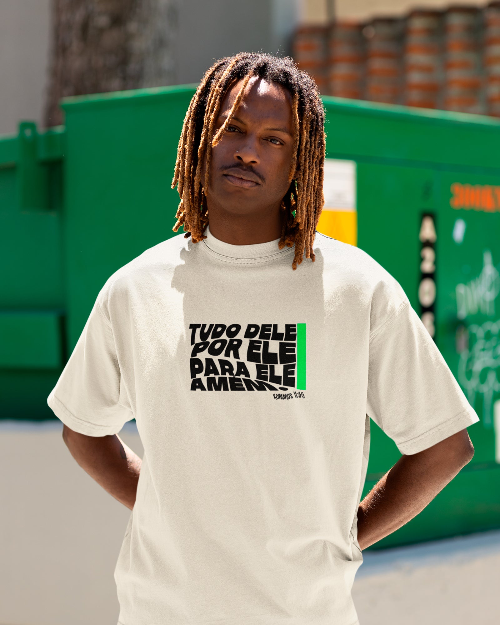 Camiseta de Algodão Tudo Dele Por Ele