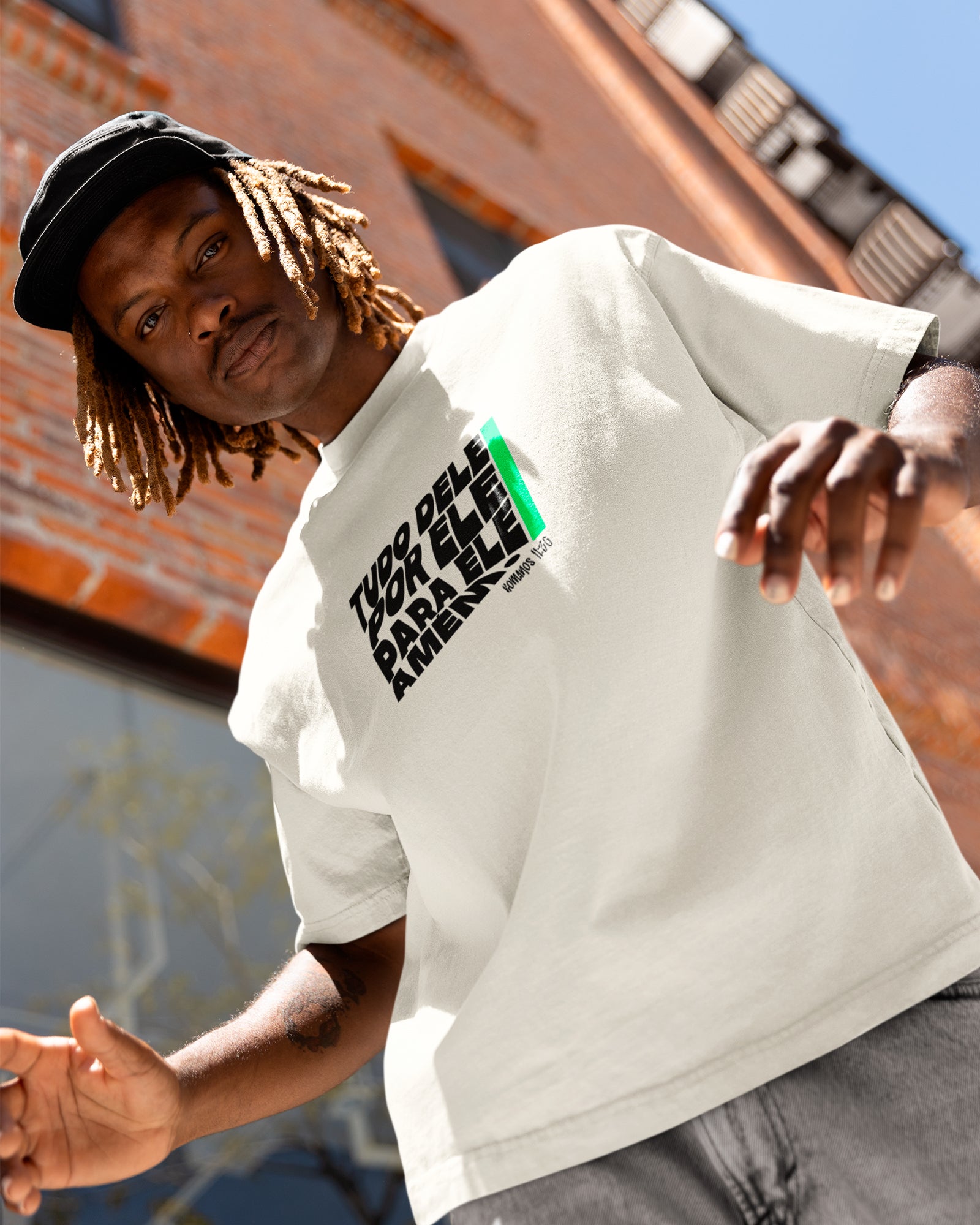 Camiseta de Algodão Tudo Dele Por Ele