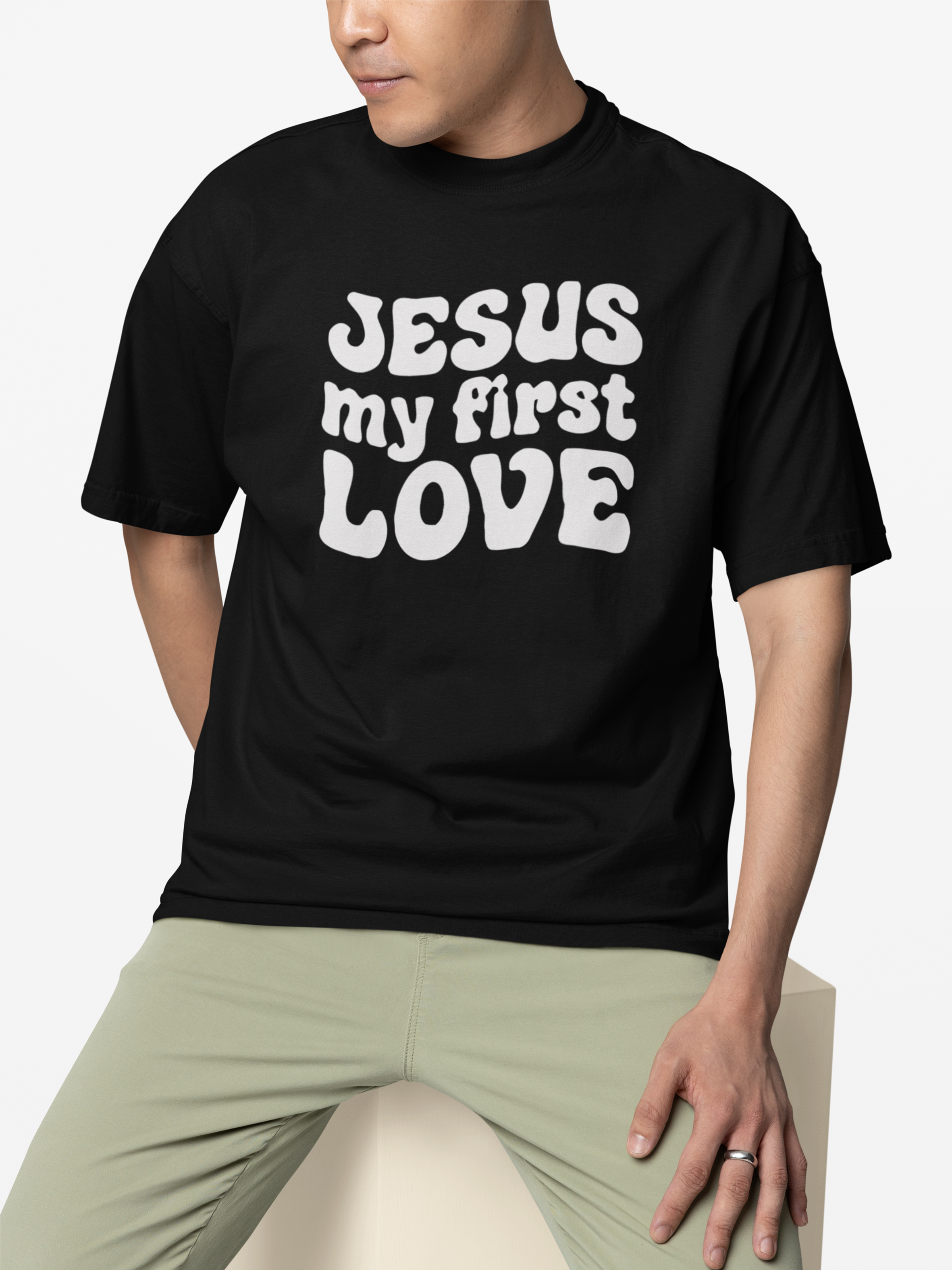Camiseta de Algodão Jesus My First Love