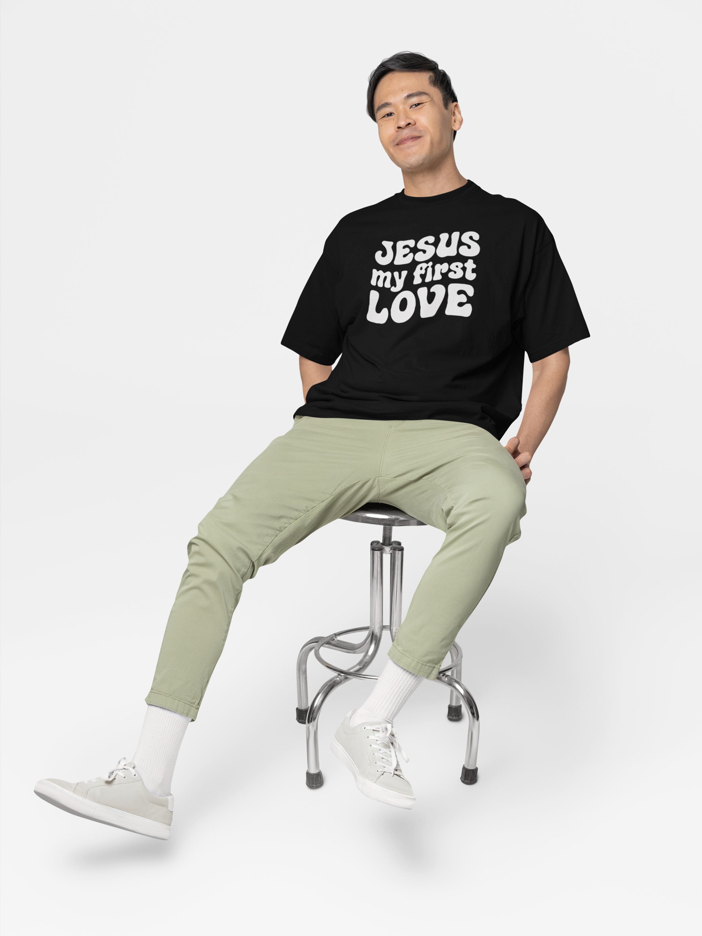 Camiseta de Algodão Jesus My First Love