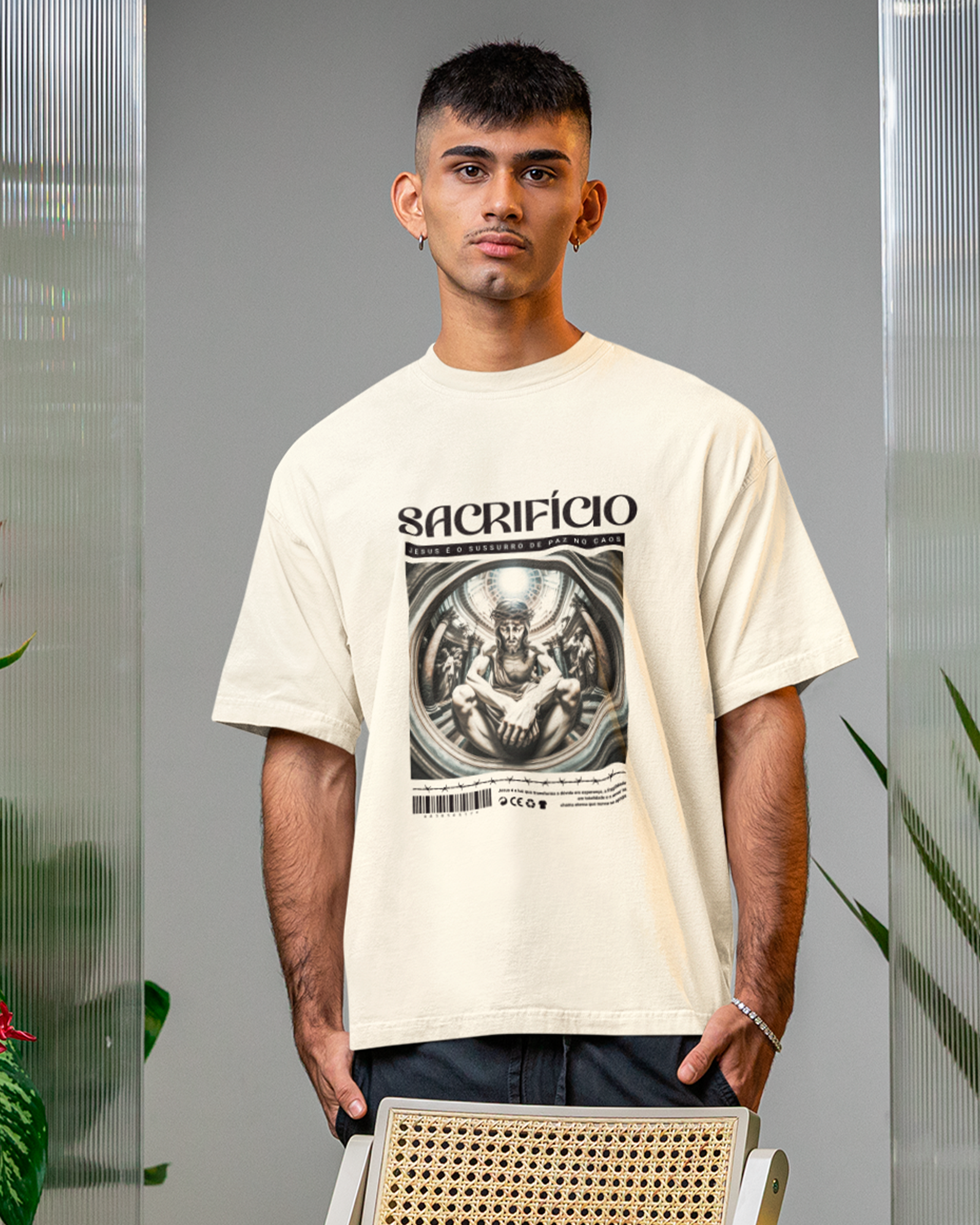 Camiseta de Algodão Sacrifício