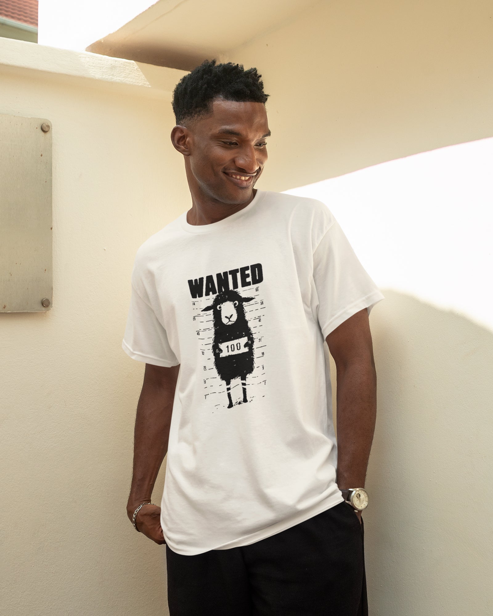 Camiseta de Algodão Ovelha Desgarrada