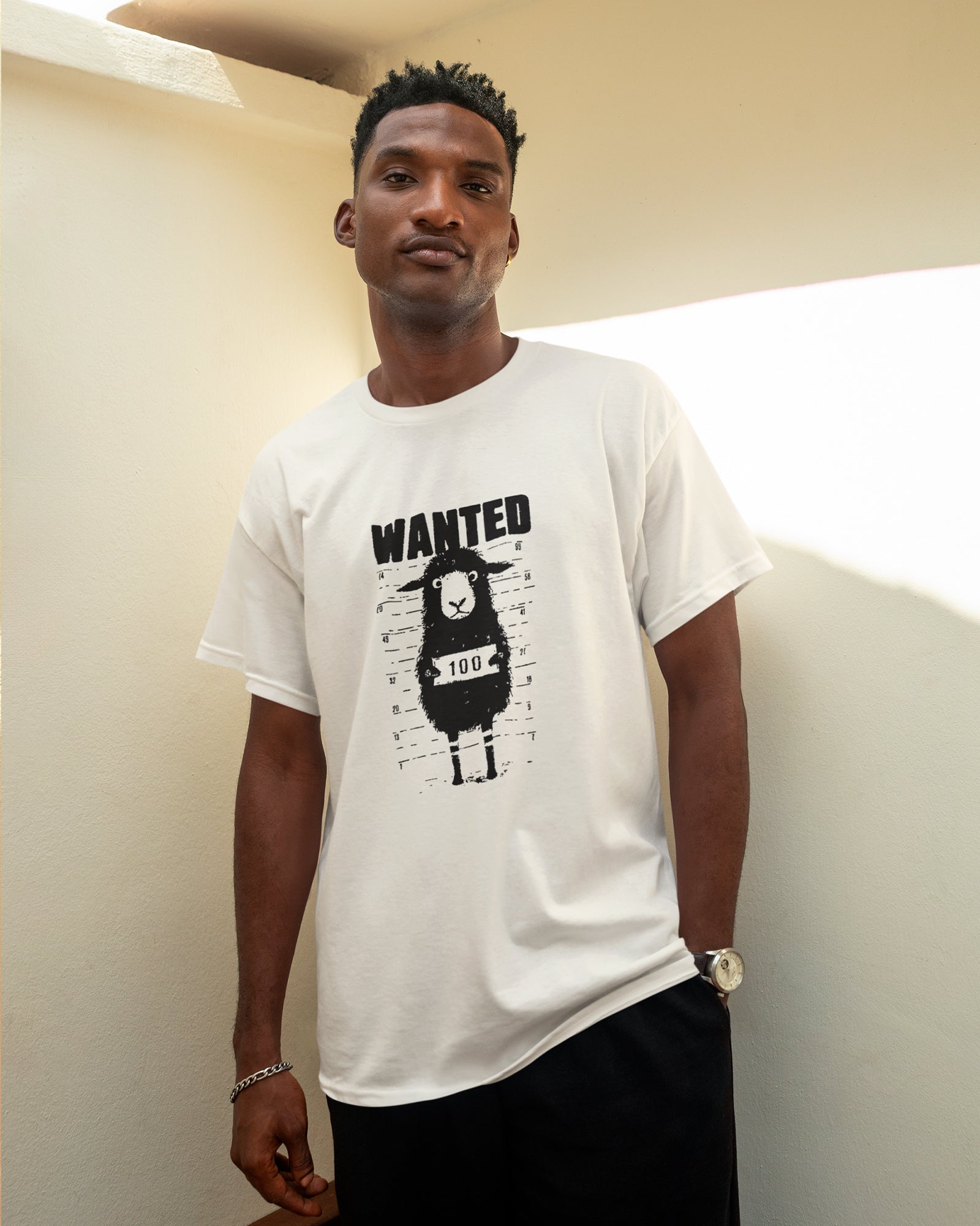 Camiseta de Algodão Ovelha Desgarrada