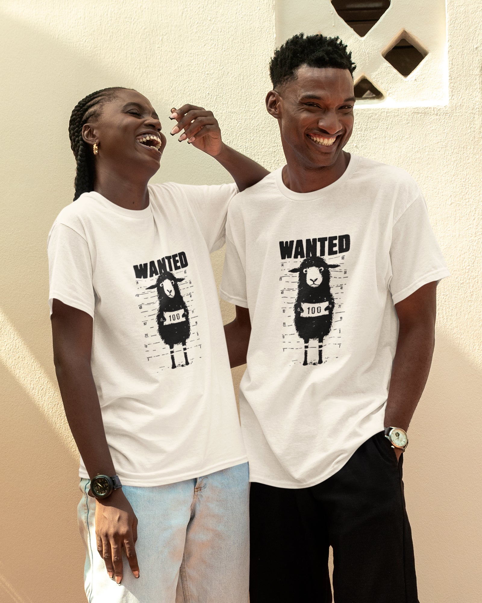 Camiseta de Algodão Ovelha Desgarrada