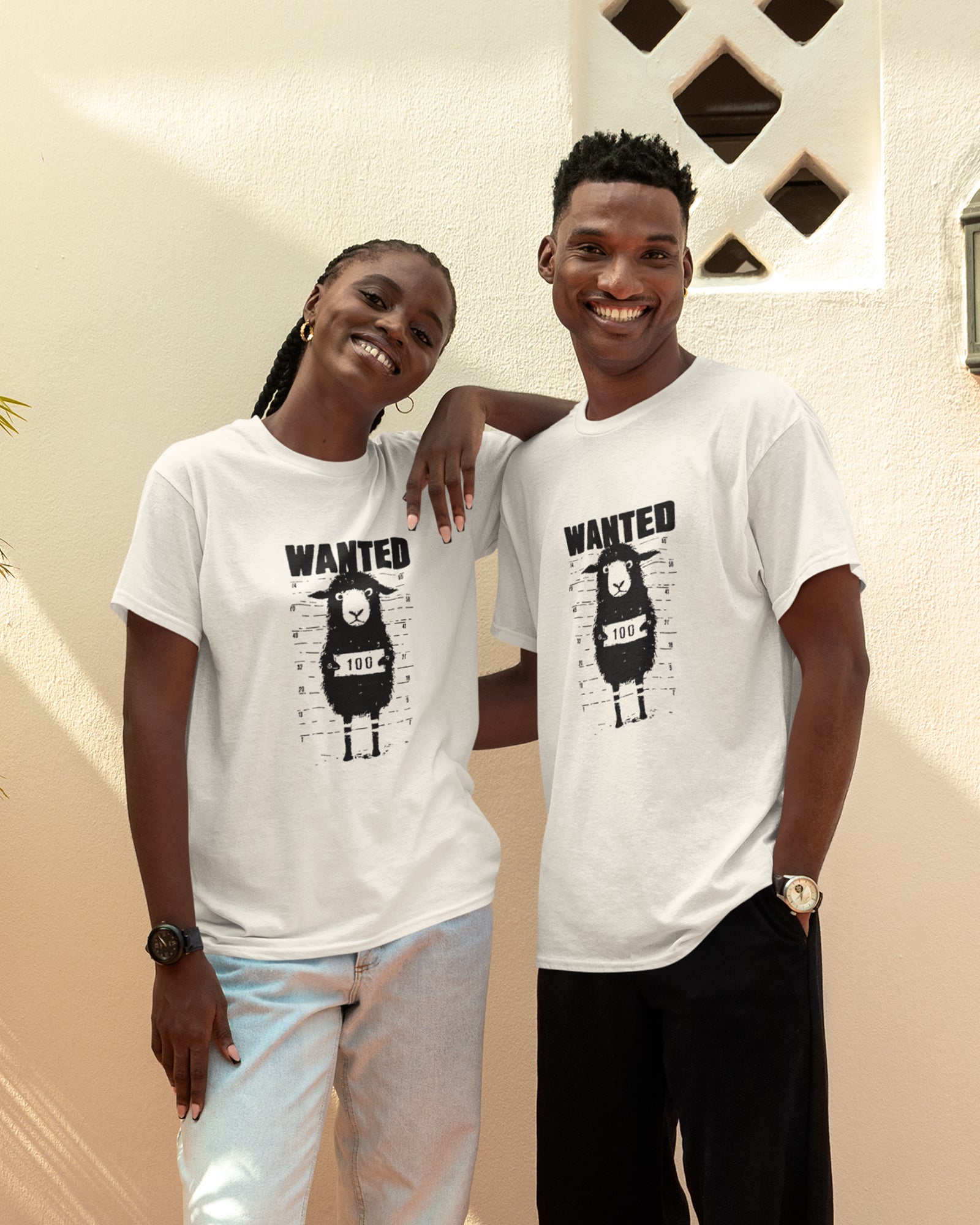 Camiseta de Algodão Ovelha Desgarrada