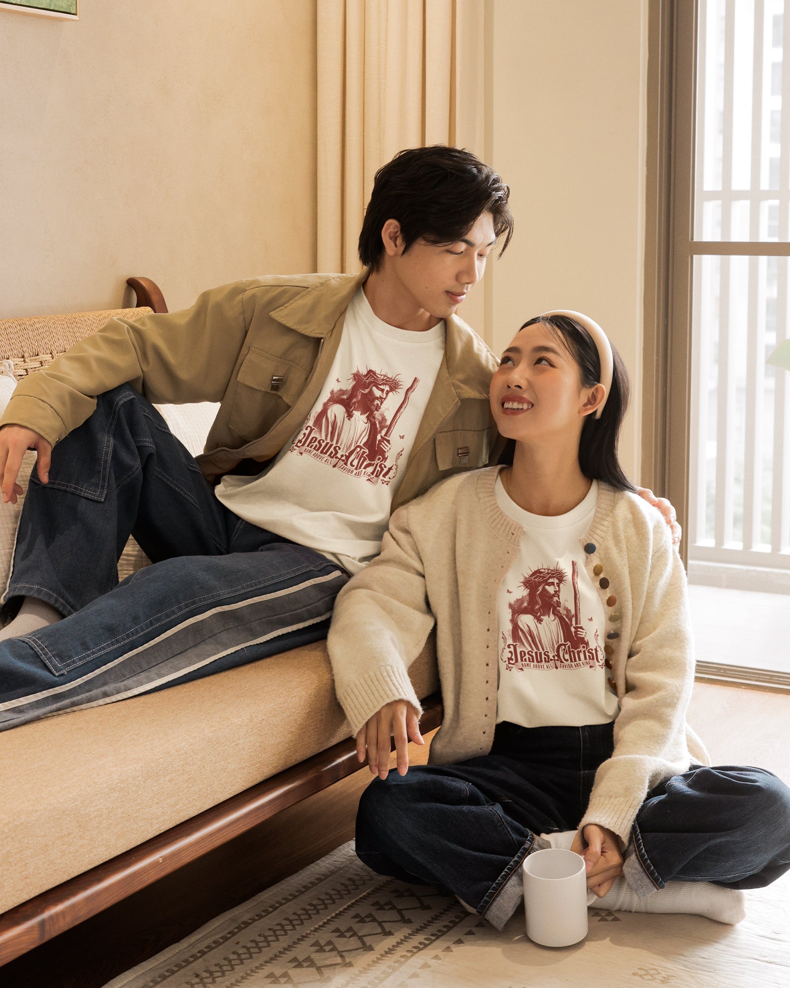 Camiseta de Algodão Meu Pastor