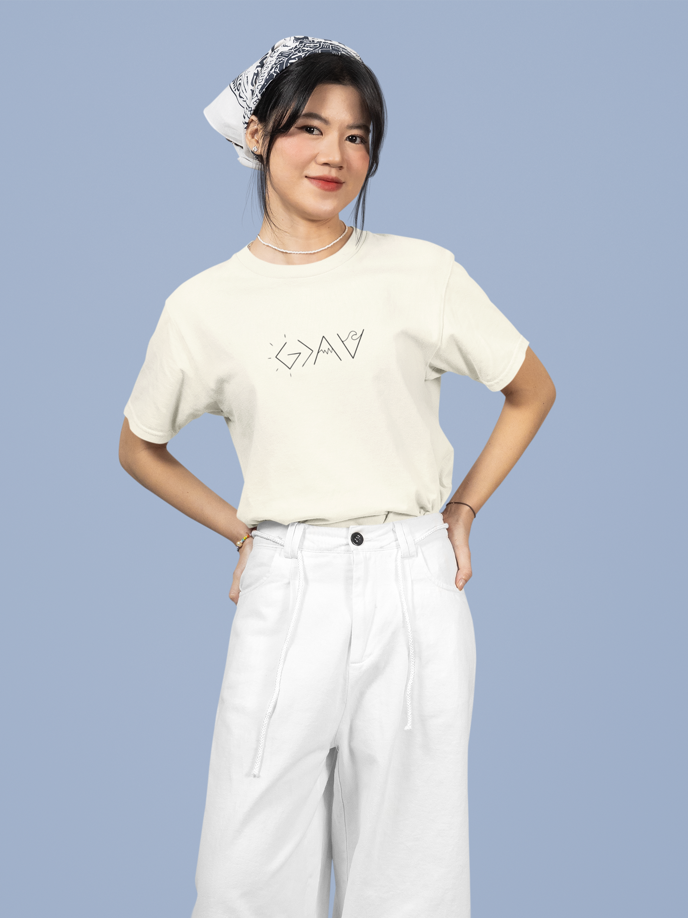 Camiseta de Algodão Deus É Maior Que Altos E Baixos