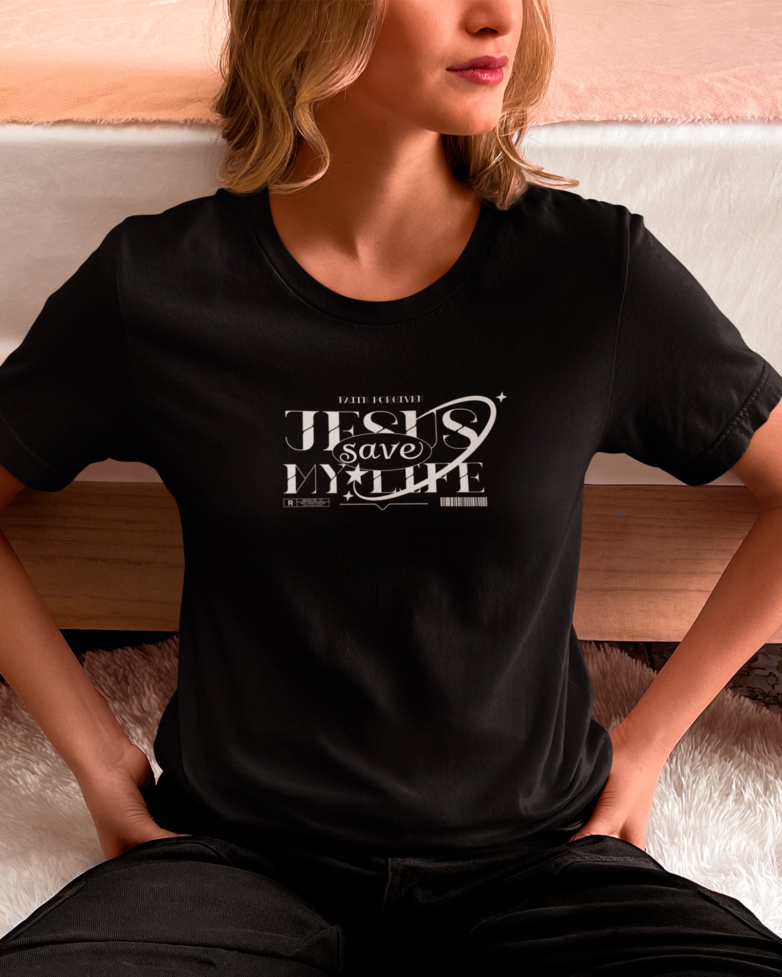 Camiseta de Algodão Jesus Save My Life