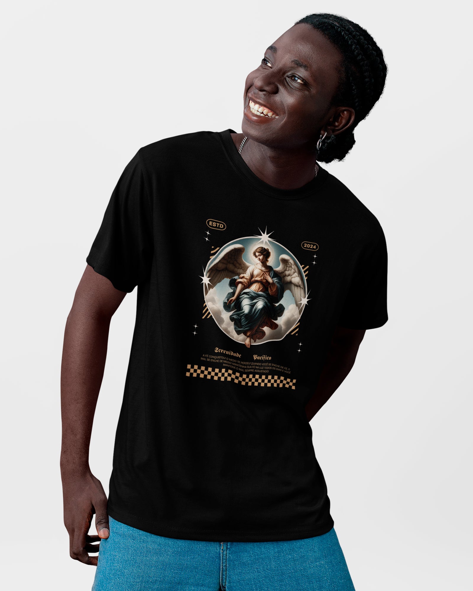 Camiseta de Algodão Serenidade