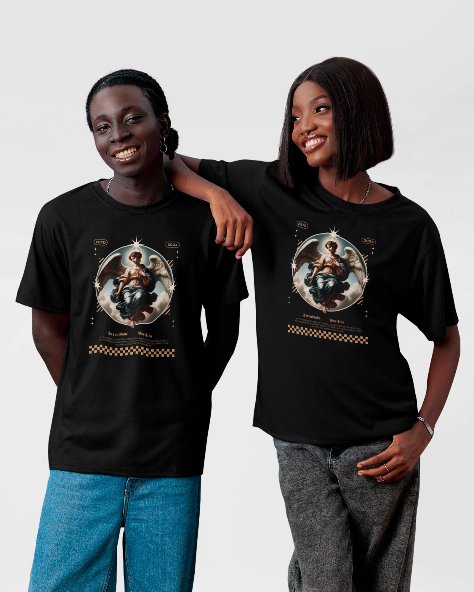 Camiseta de Algodão Serenidade