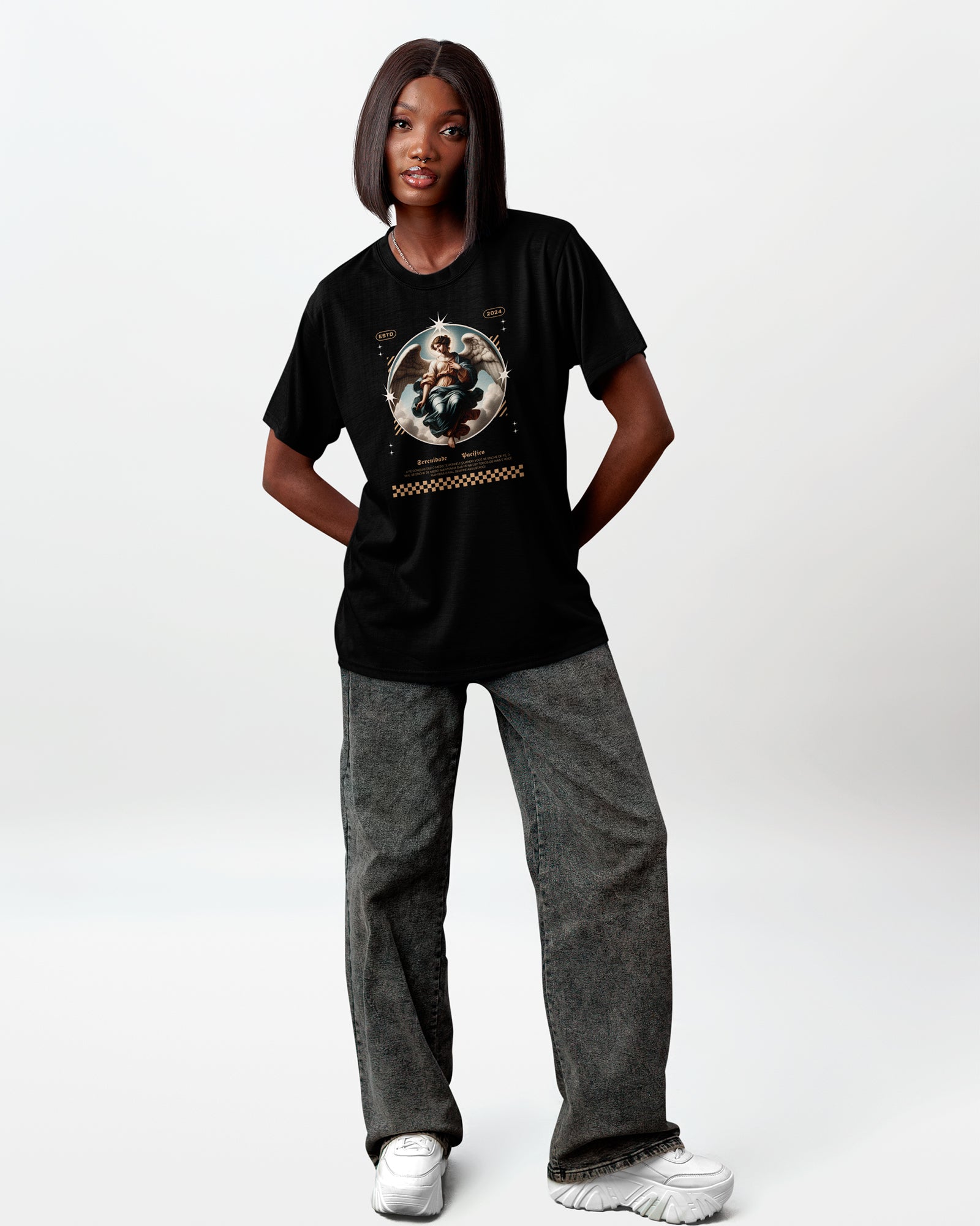 Camiseta de Algodão Serenidade