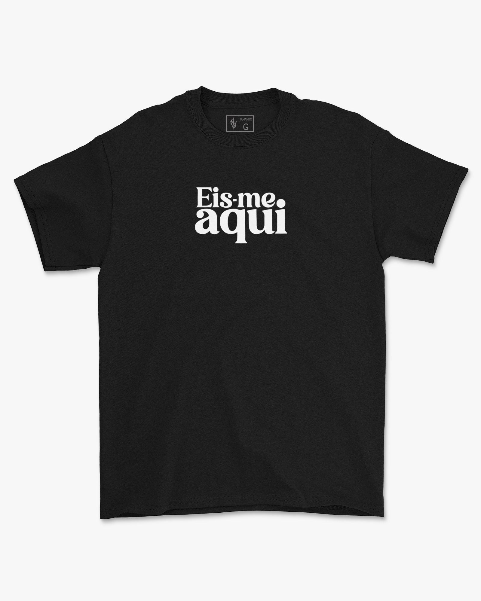 Camiseta de Algodão Eis Me Aqui