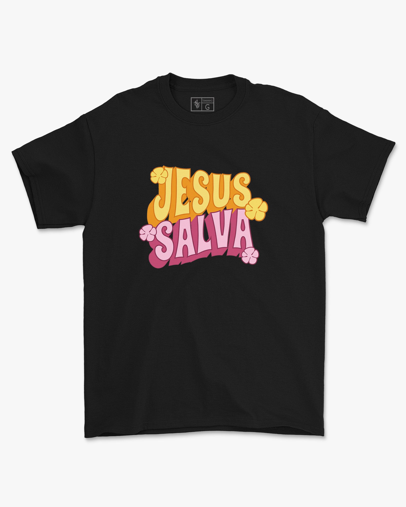Camiseta de Algodão Jesus Salva