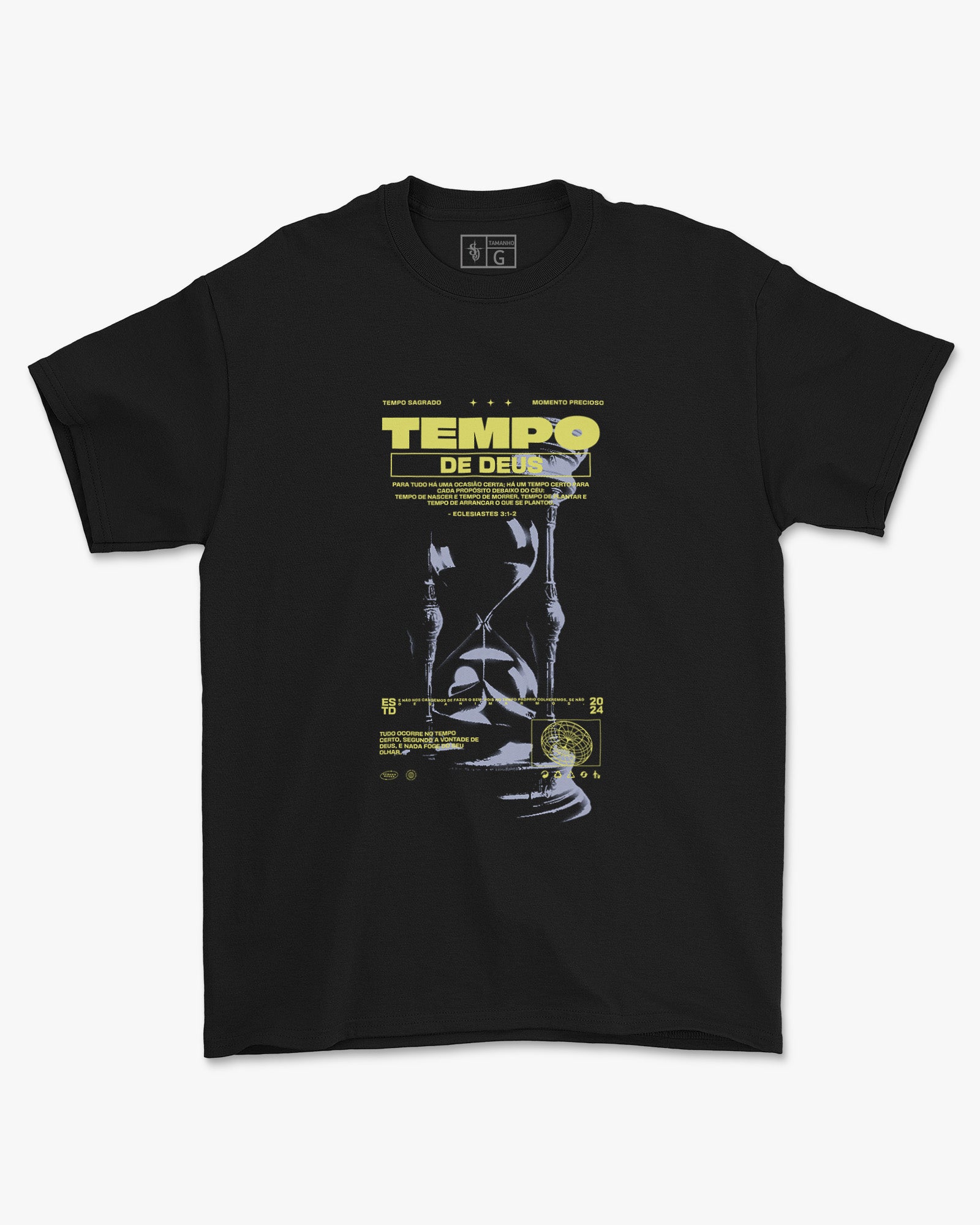 Camiseta de Algodão Tempo De Deus