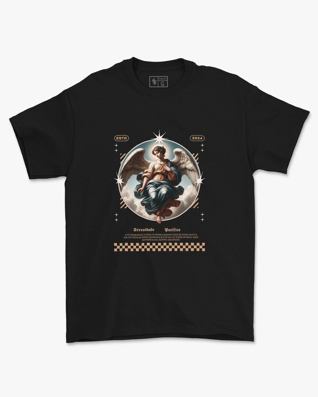 Camiseta de Algodão Serenidade