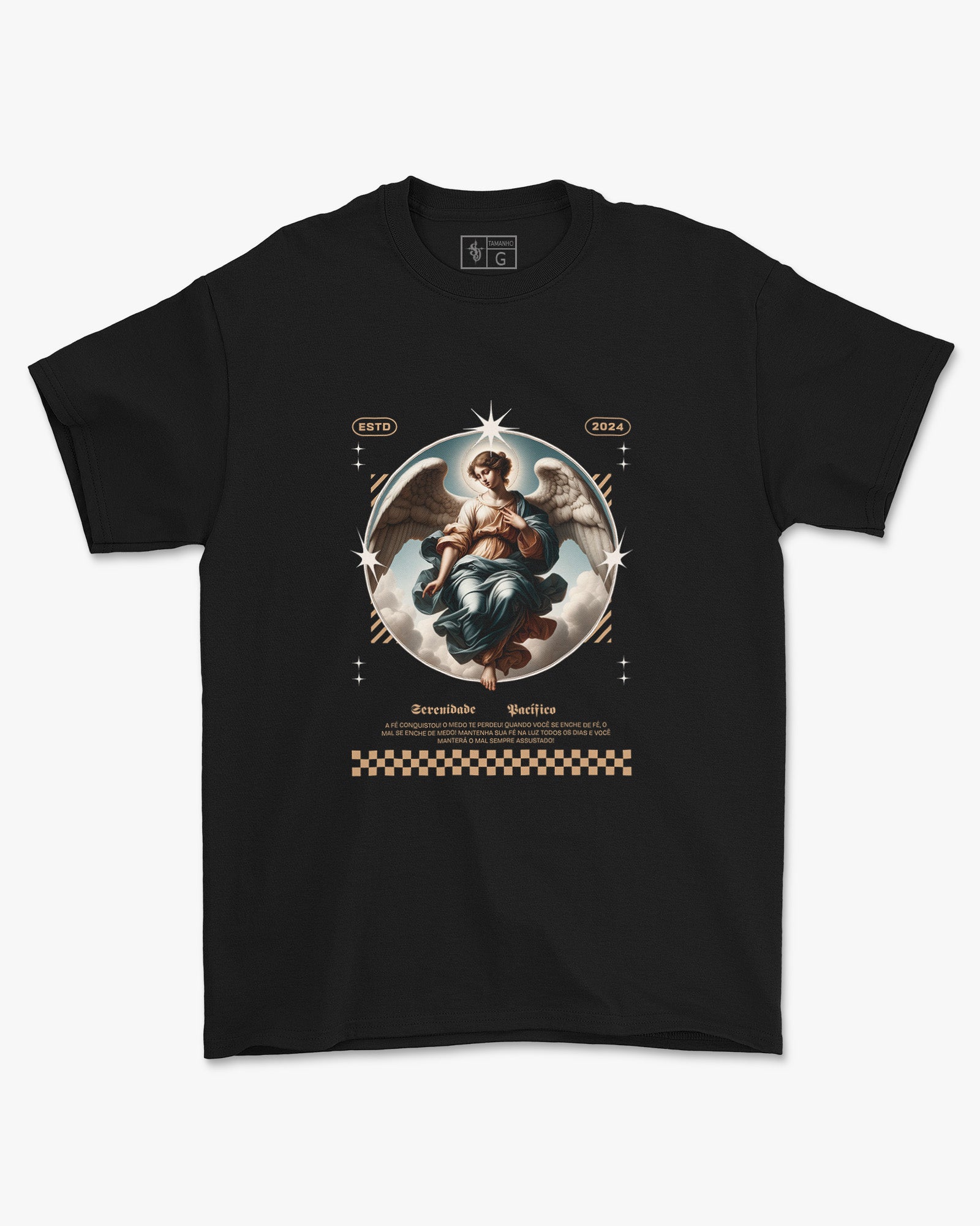 Camiseta de Algodão Serenidade
