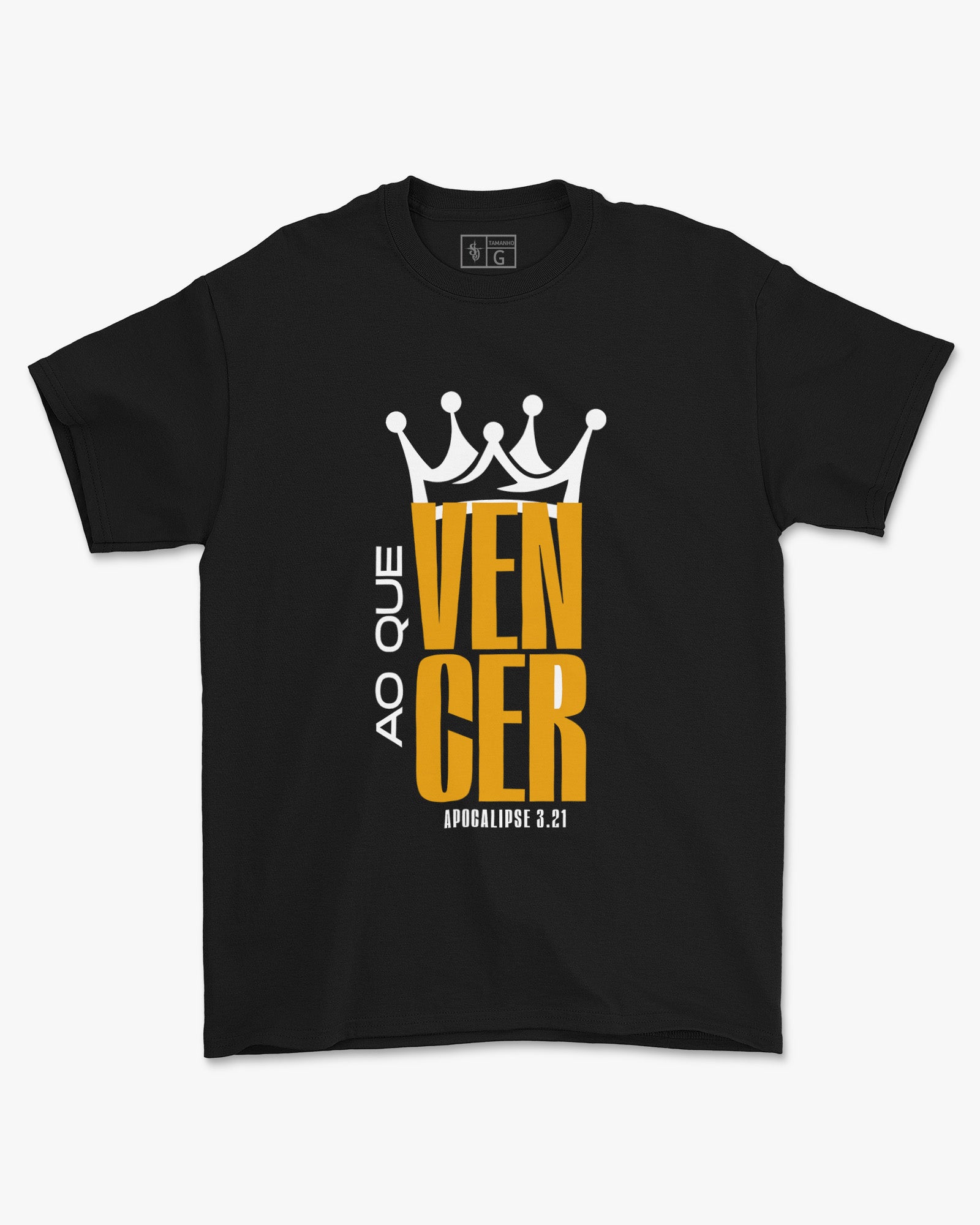 Camiseta de Algodão Ao Que Vencer