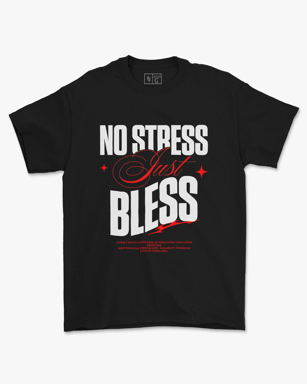 Camiseta de Algodão Sem Estresse