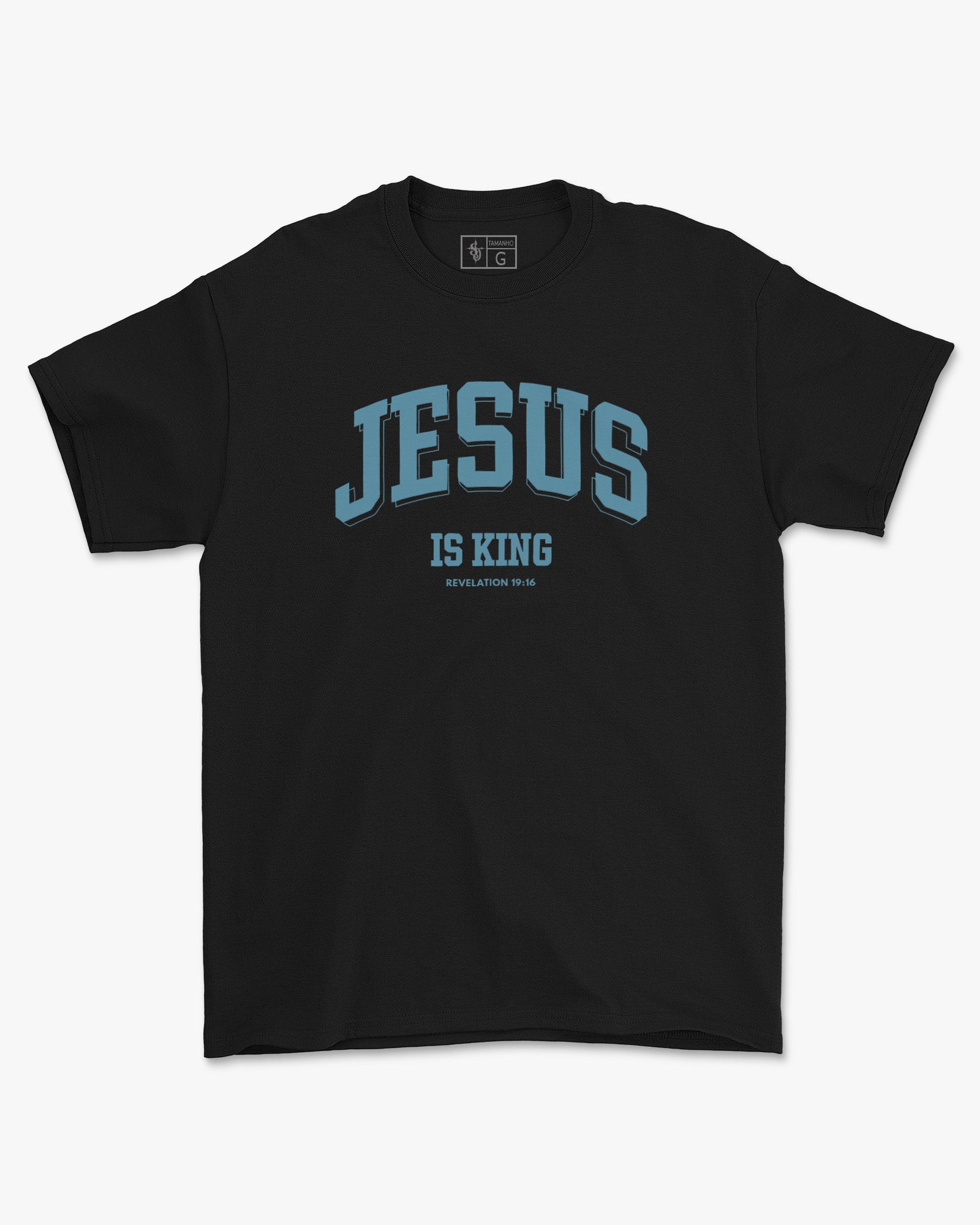 Camiseta de Algodão Jesus Is King