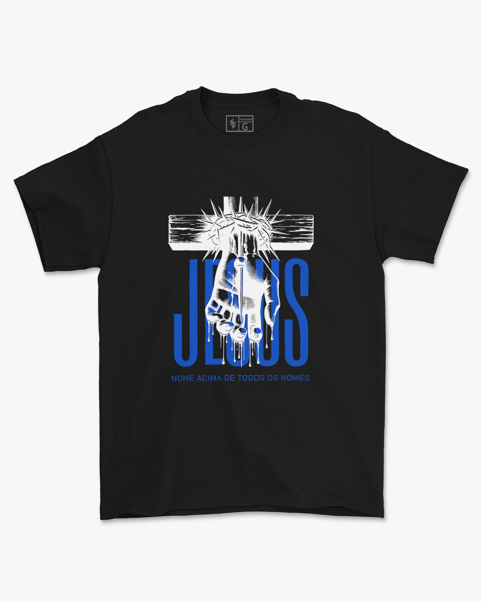 Camiseta de Algodão Nome Acima De Todos Os Nomes