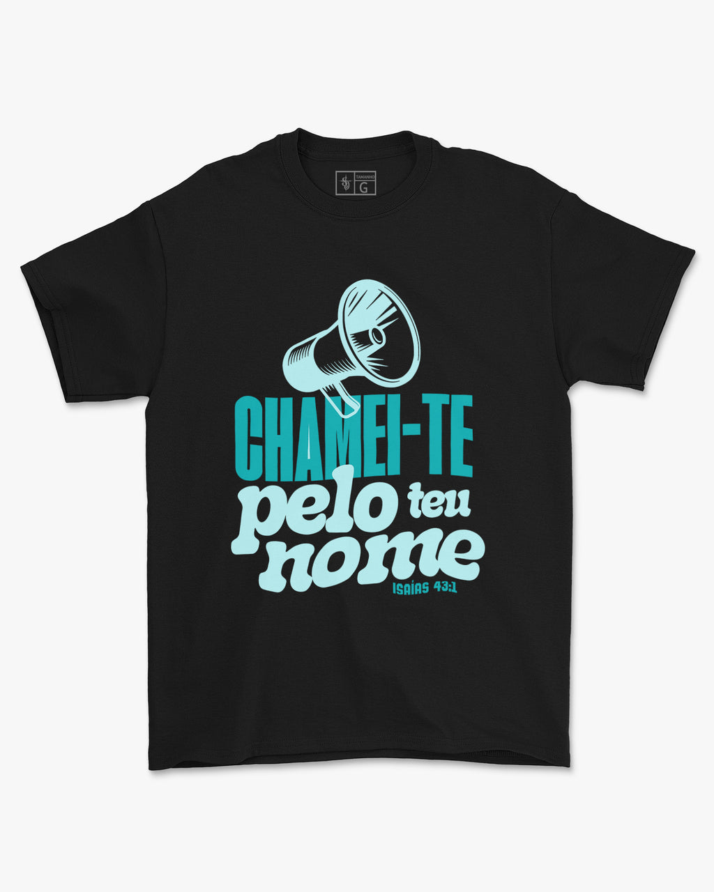Camiseta de Algodão Chamei-te Pelo Teu Nome