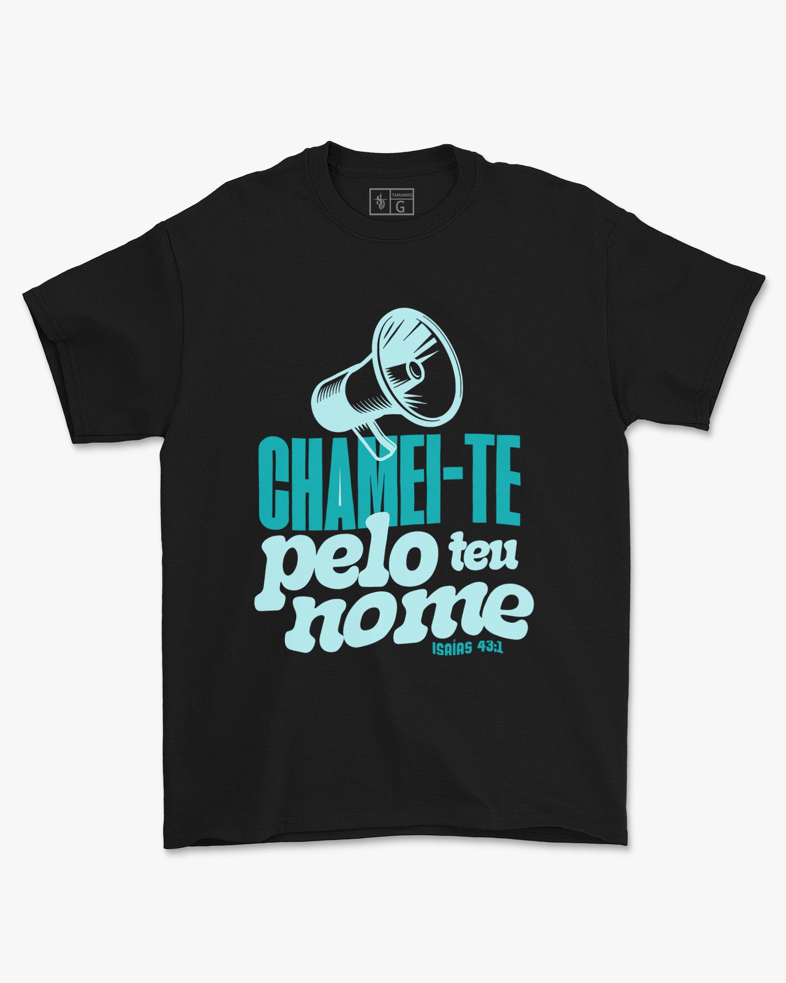 Camiseta de Algodão Chamei-te Pelo Teu Nome