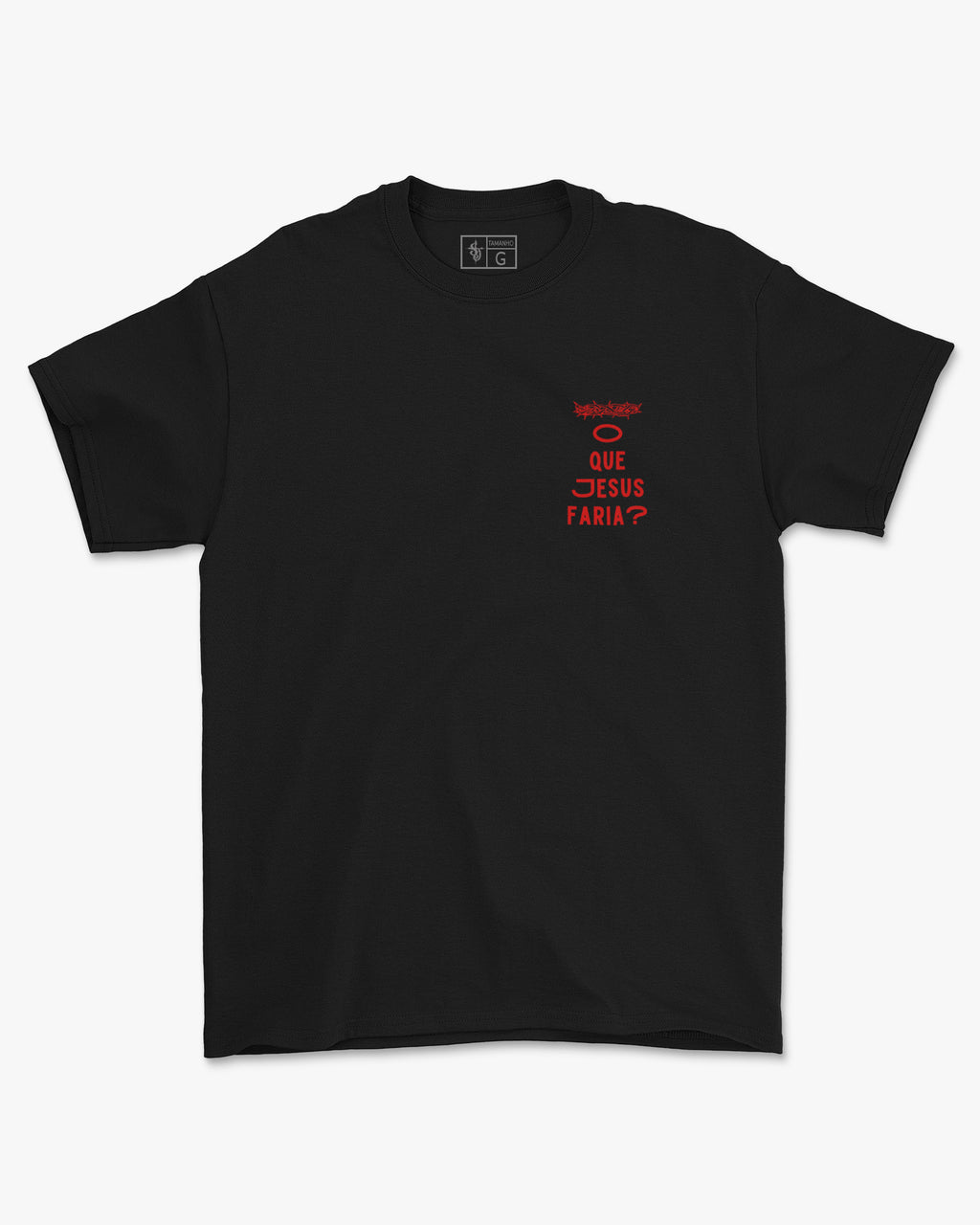 Camiseta de Algodão O Que Jesus Faria?