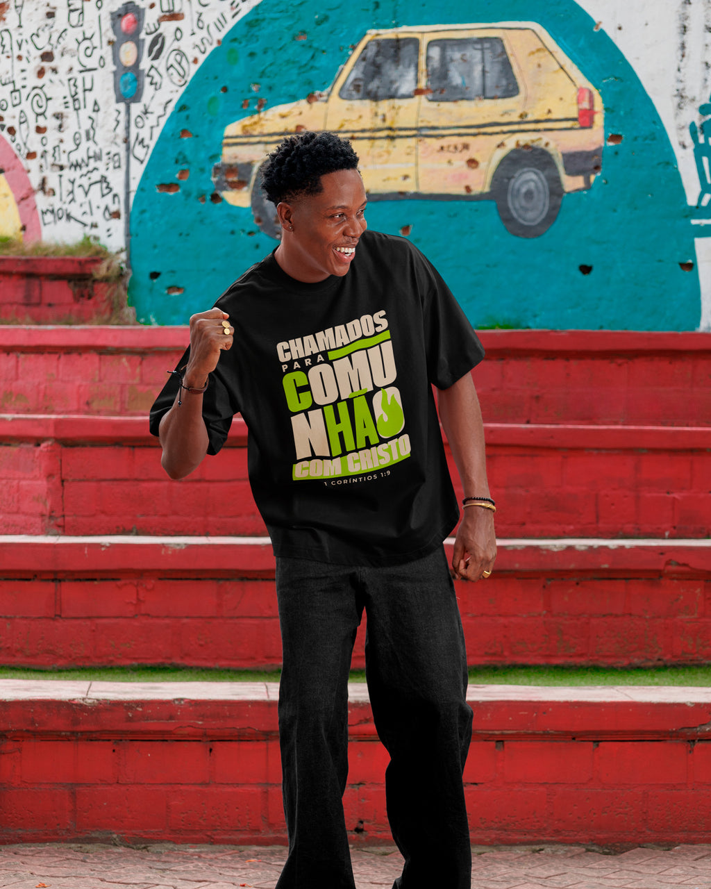 Camiseta de Algodão Comunhão