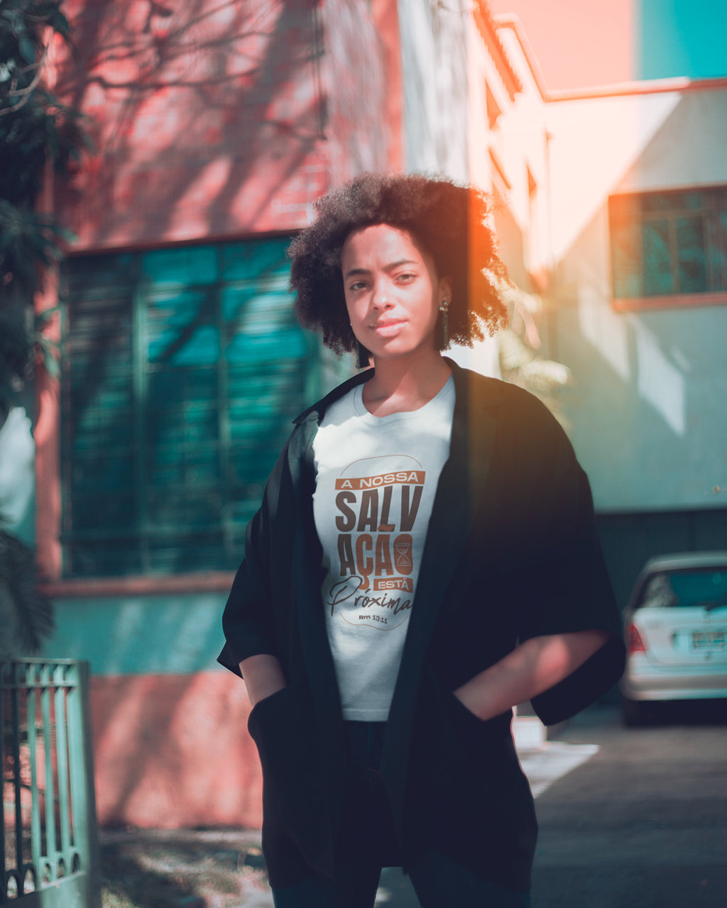 Camiseta de Algodão A Nossa Salvação