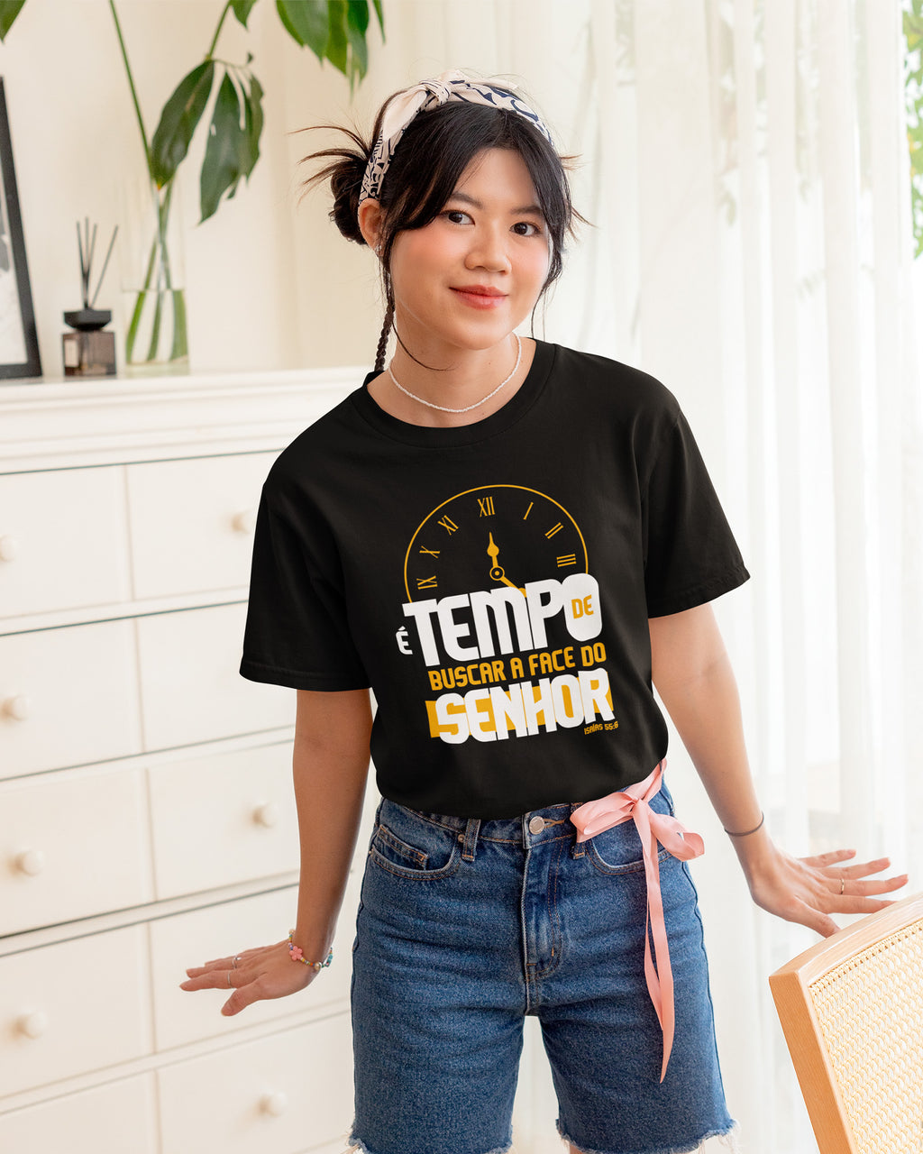 Camiseta de Algodão Isaías 55:6