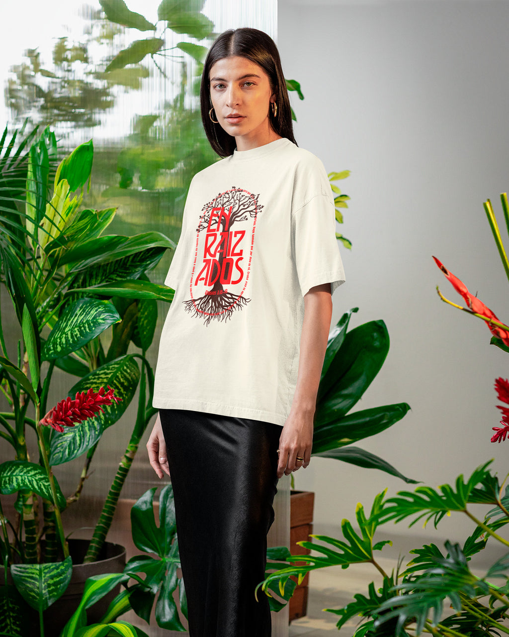 Camiseta de Algodão Enraizados