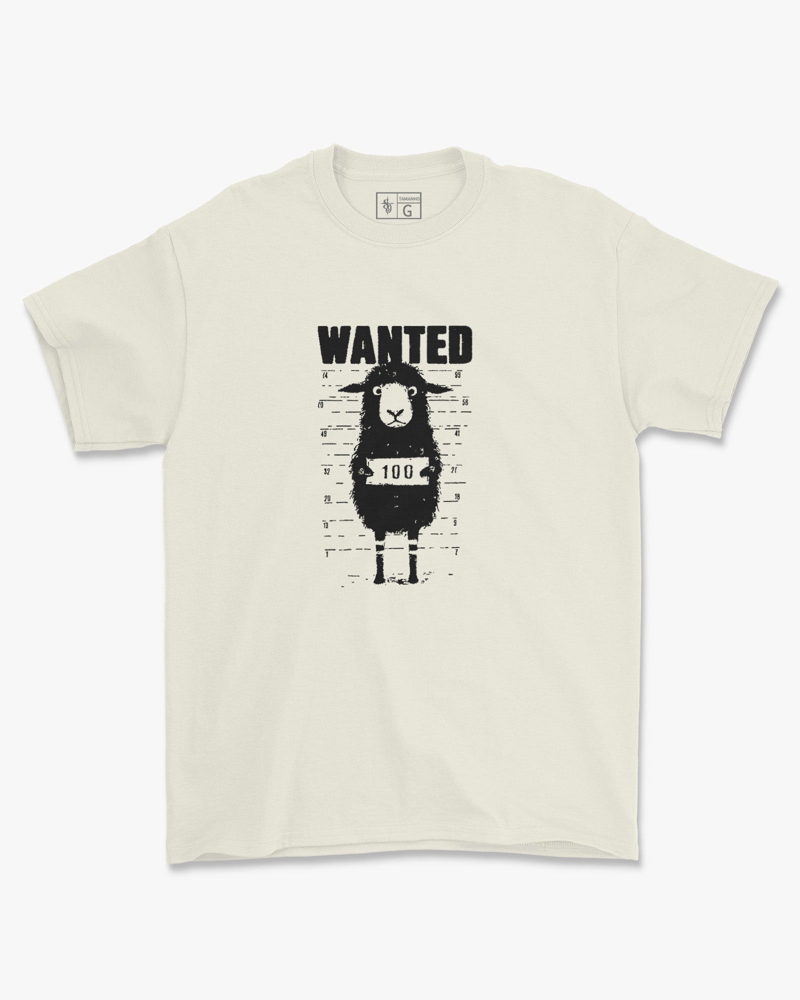 Camiseta de Algodão Ovelha Desgarrada