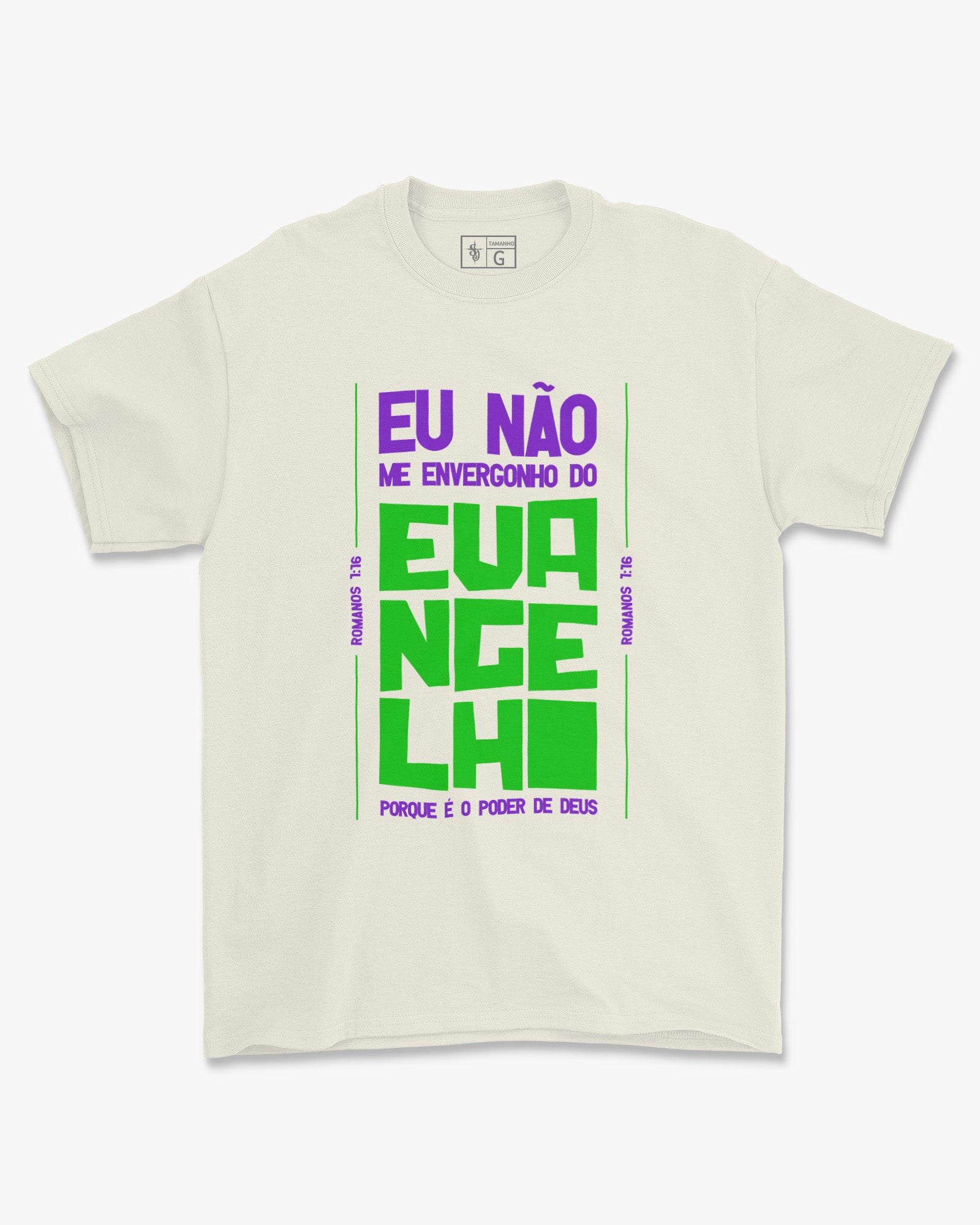 Camiseta de Algodão Evangelho