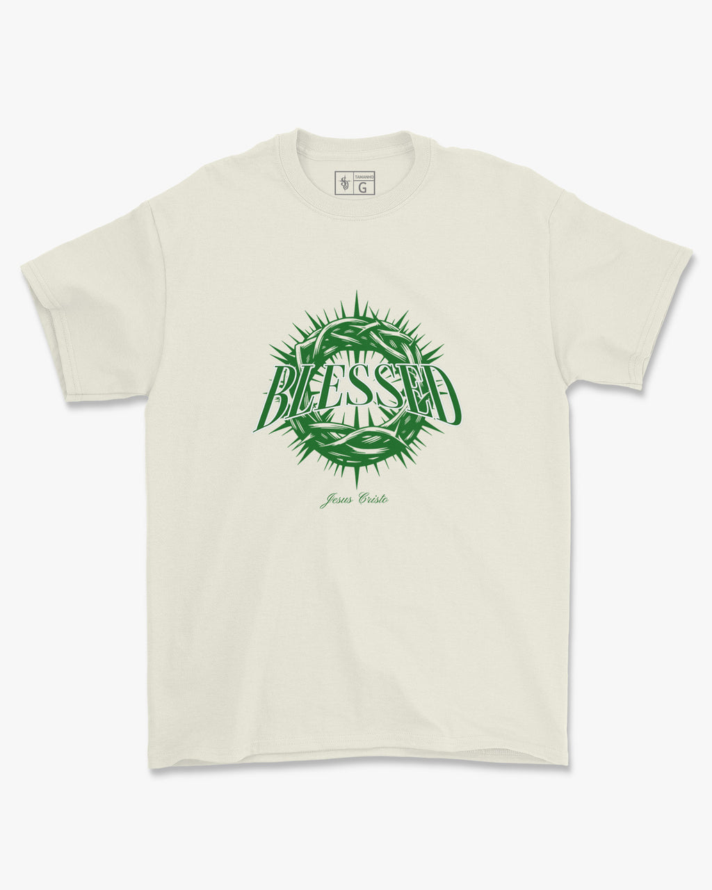 Camiseta de Algodão Blessed