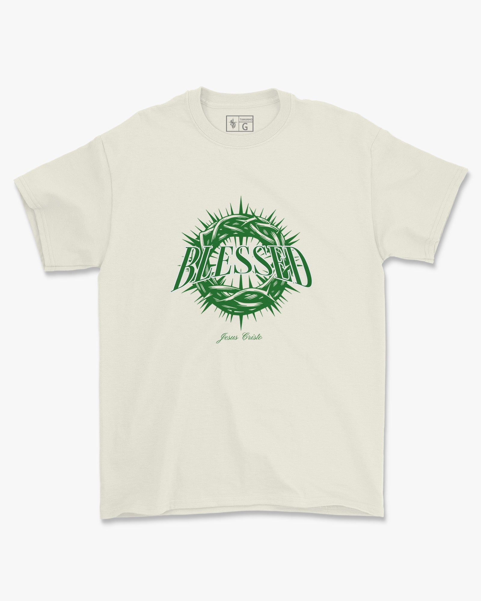 Camiseta de Algodão Blessed