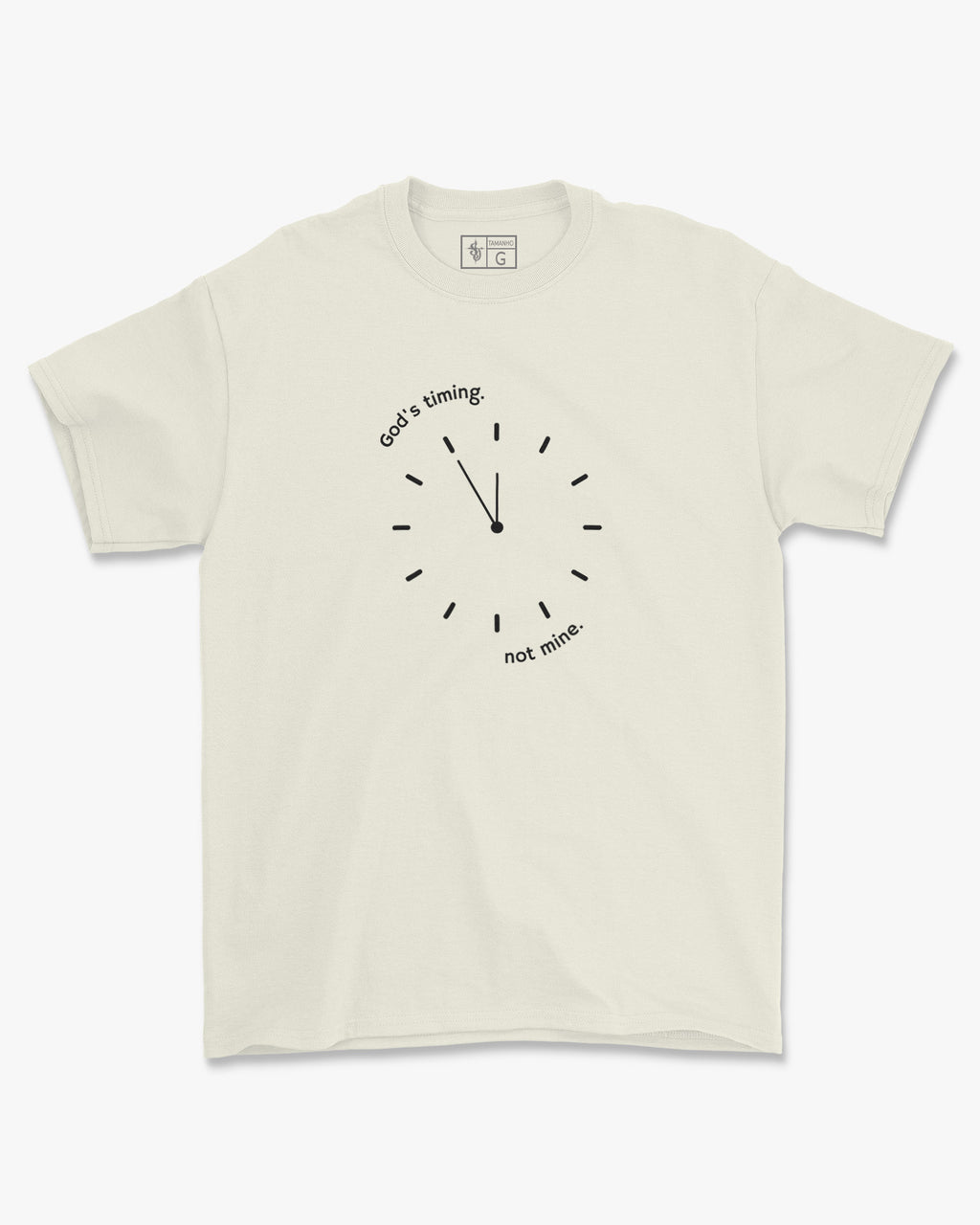 Camiseta de Algodão O Tempo De Deus